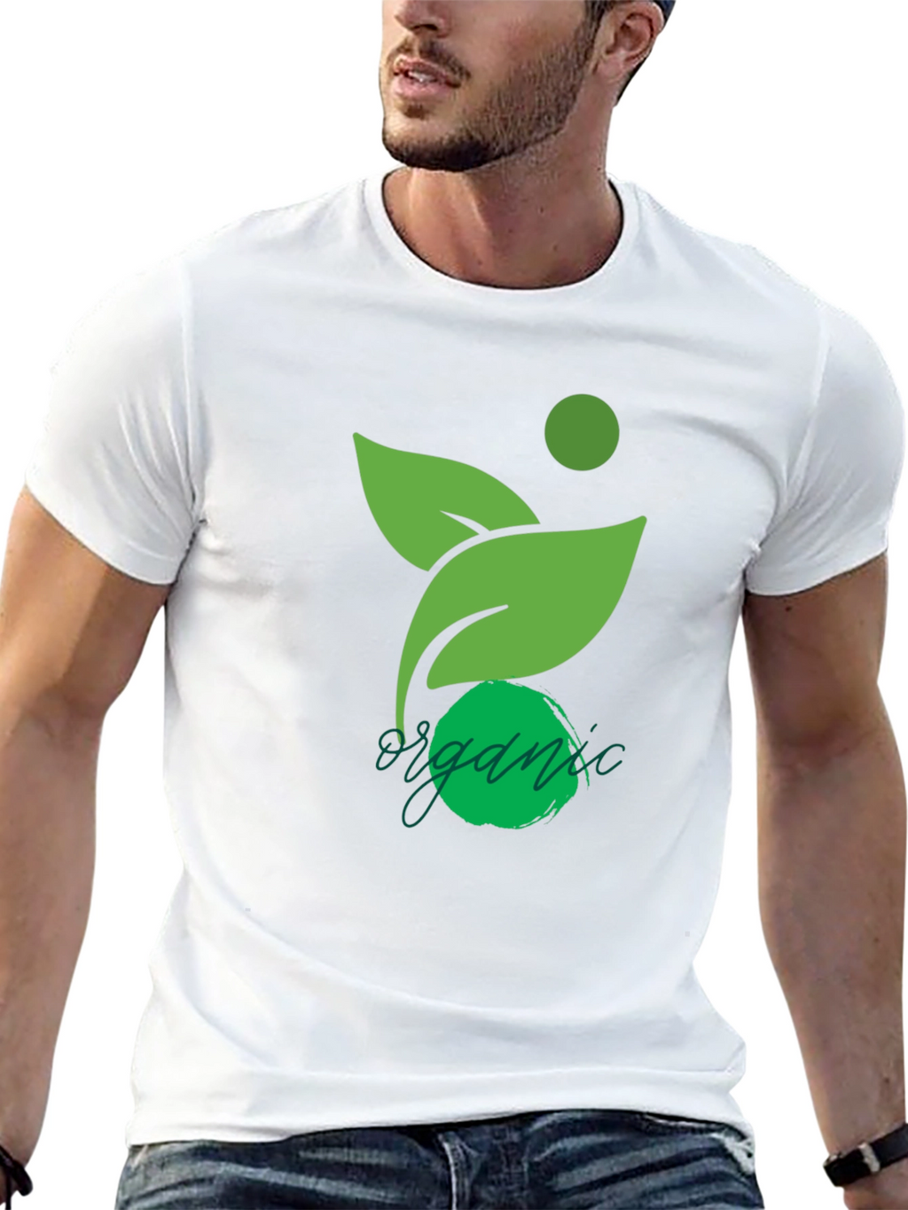 Organic Design Black T-Shirt
