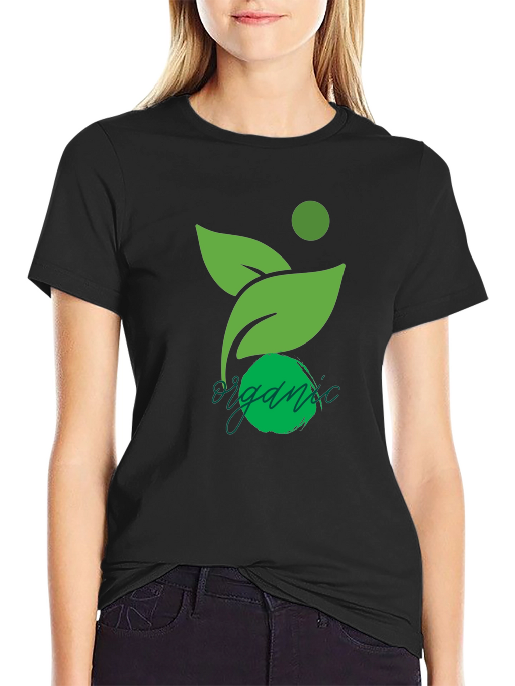 Organic Design Black T-Shirt