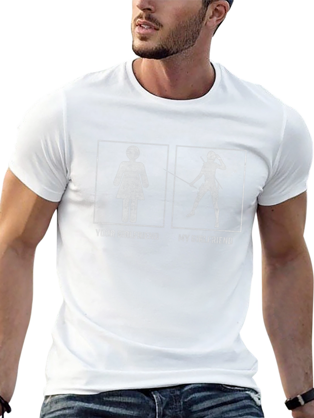 Your Girlfriend vs. My Girlfriend T-Shirt
