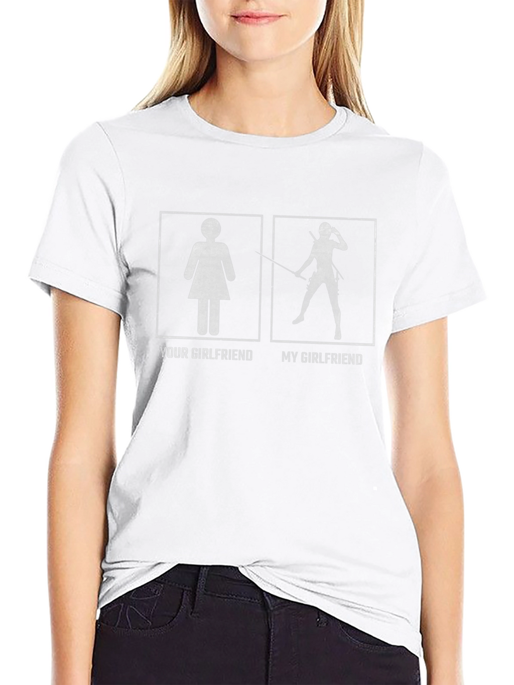 Your Girlfriend vs. My Girlfriend T-Shirt