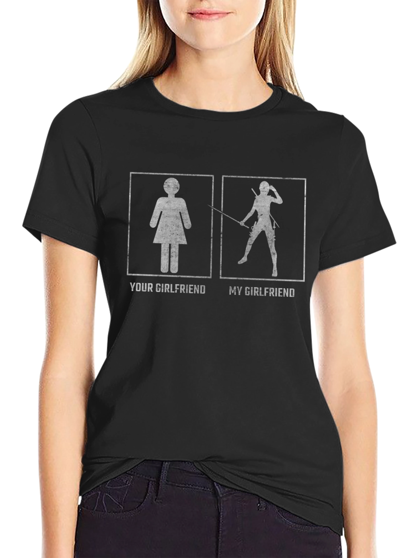 Your Girlfriend vs. My Girlfriend T-Shirt