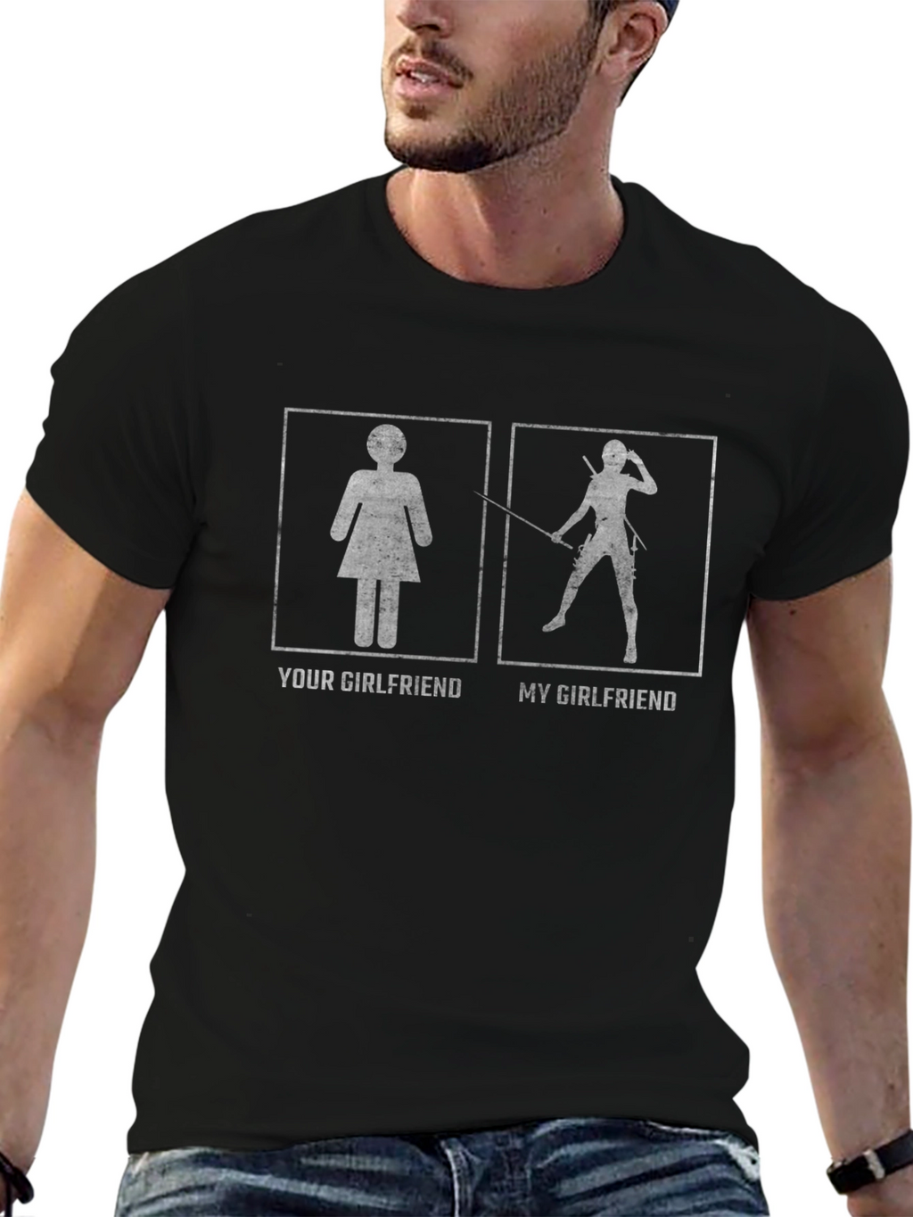 Your Girlfriend vs. My Girlfriend T-Shirt
