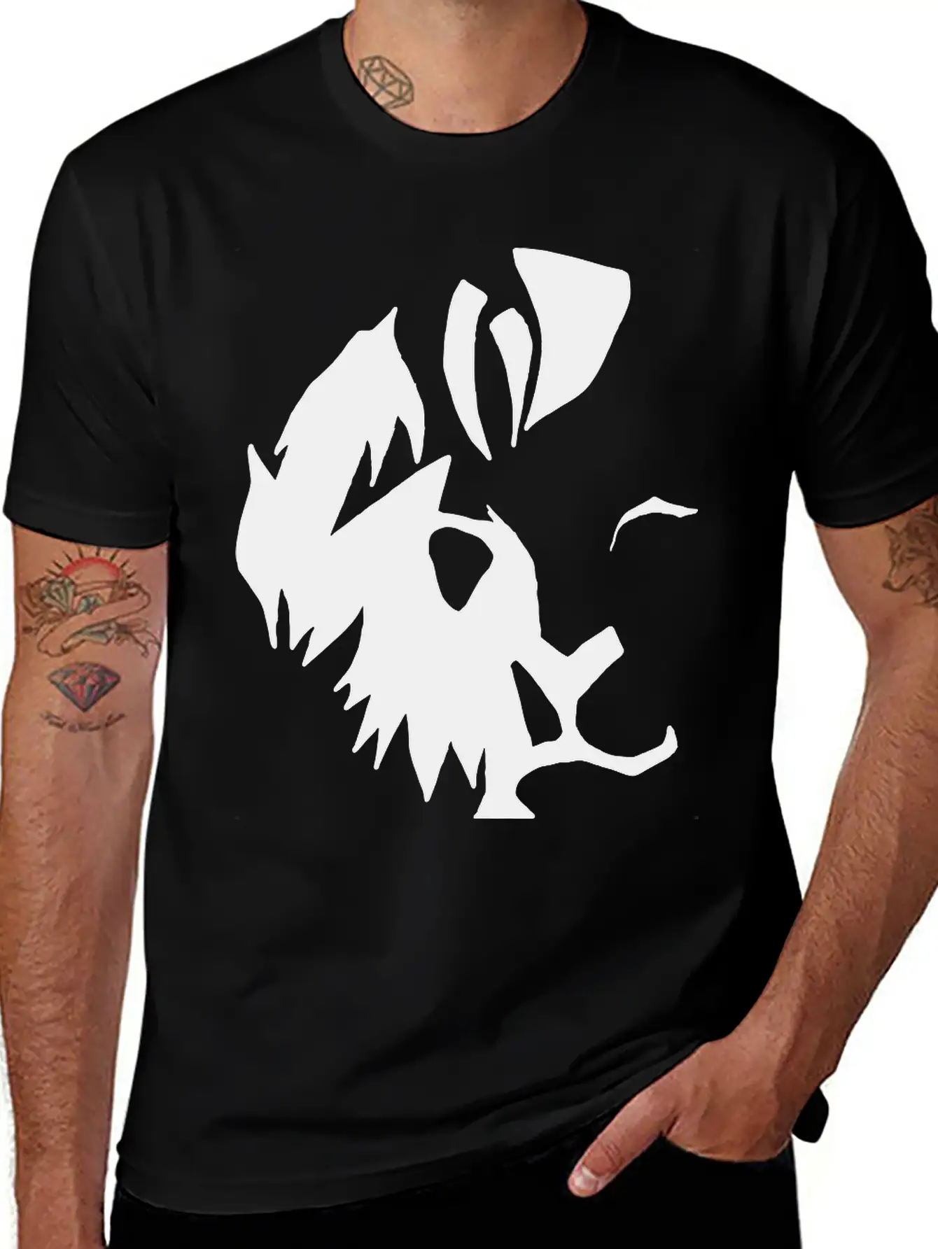 Shadow Lion Breathable Soft Cotton T-Shirt – Timeless Casual Look