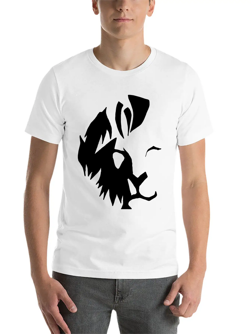 Shadow Lion Breathable Soft Cotton T-Shirt – Timeless Casual Look