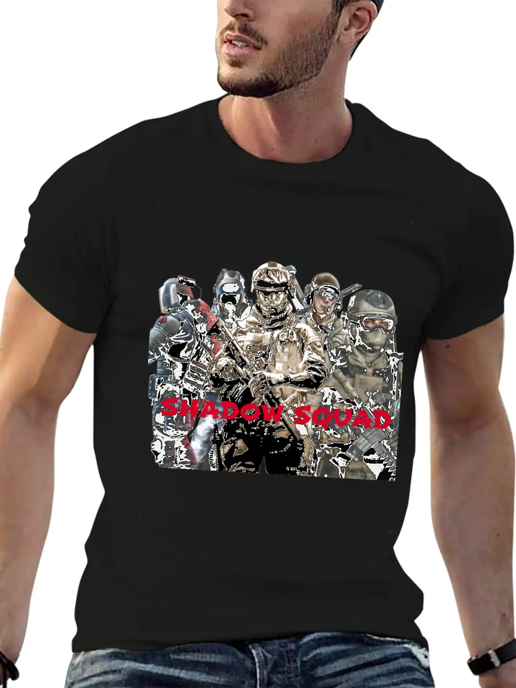 Shadow Manz Unisex Casual T-Shirt – Clean Design For Daily Comfort