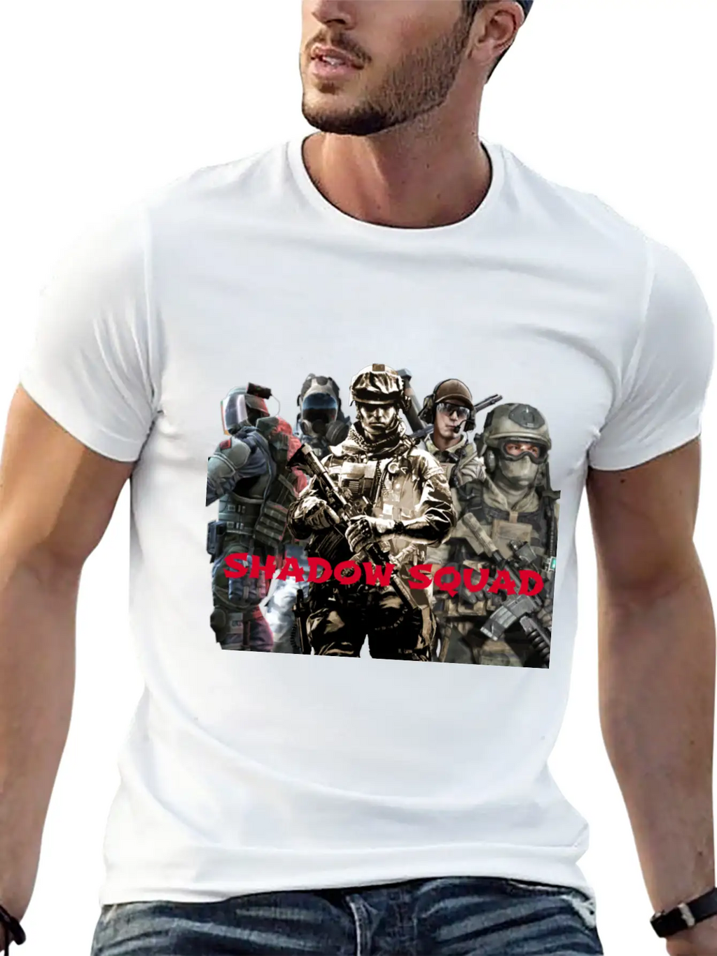 Shadow Manz Unisex Casual T-Shirt – Clean Design For Daily Comfort