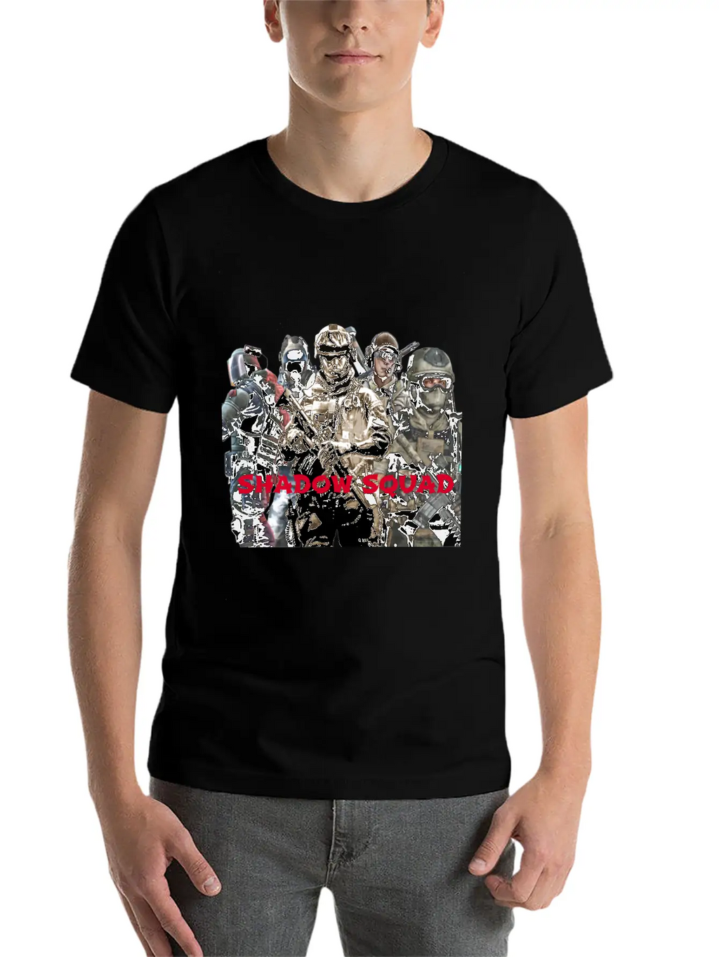 Shadow Manz Unisex Casual T-Shirt – Clean Design For Daily Comfort