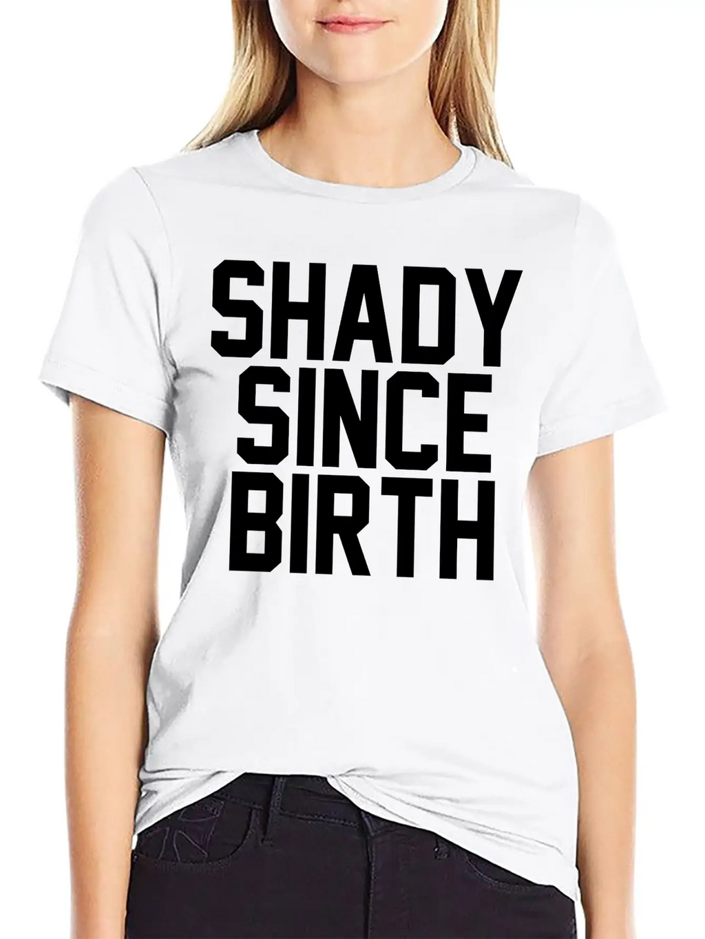 Shady Since Birth Unisex Casual T-Shirt – Clean Design For Daily Comfort