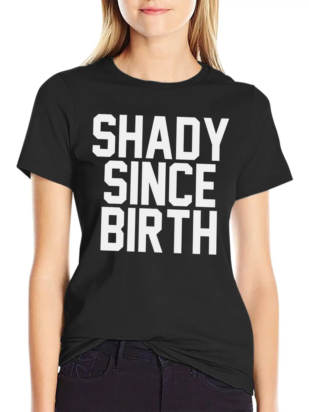 Shady Since Birth Unisex Casual T-Shirt – Clean Design For Daily Comfort
