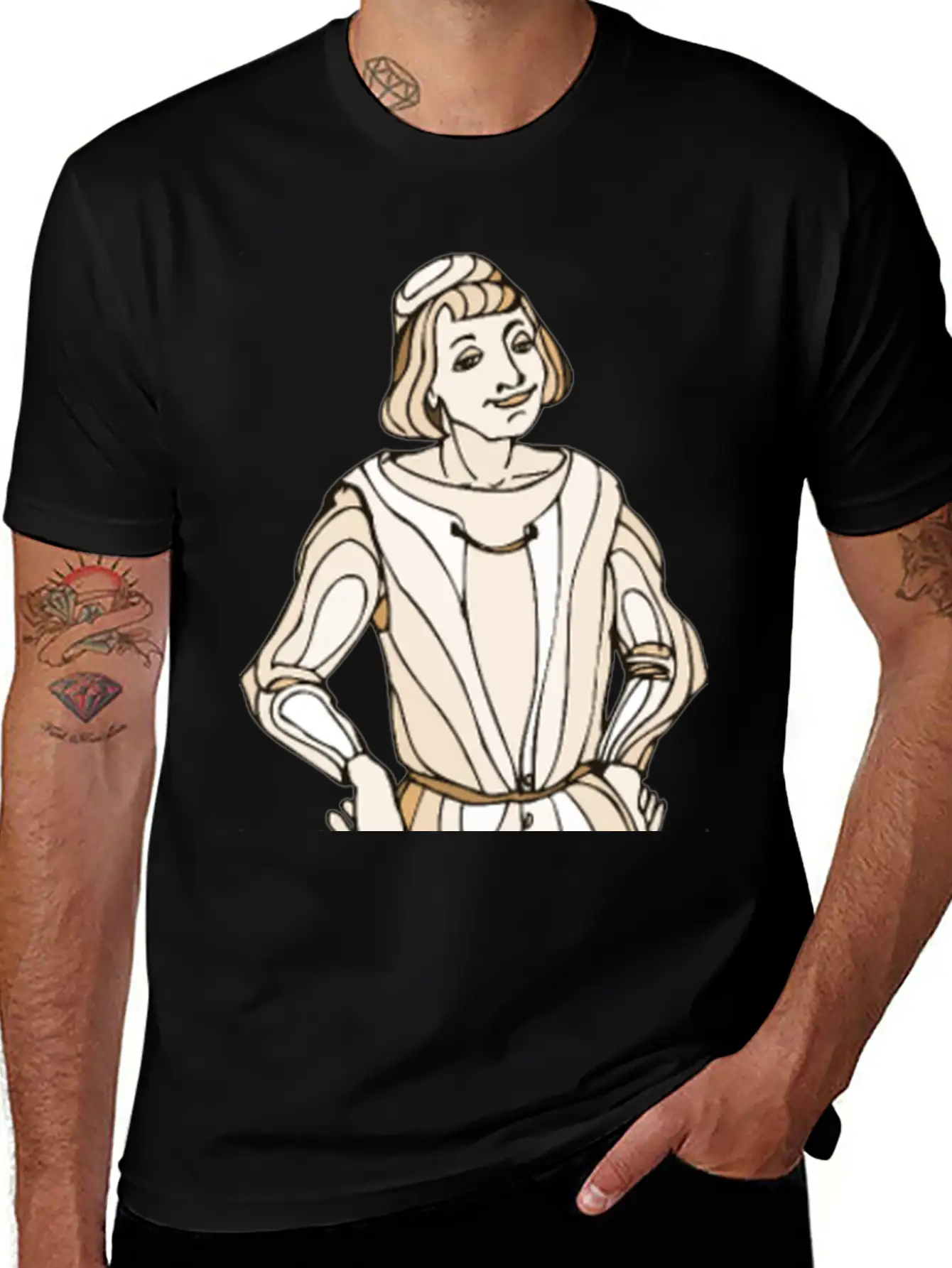 Shakespeare Characters Sampson Unisex Short Sleeve Soft Cotton T-Shirt – Casual Everyday Wear