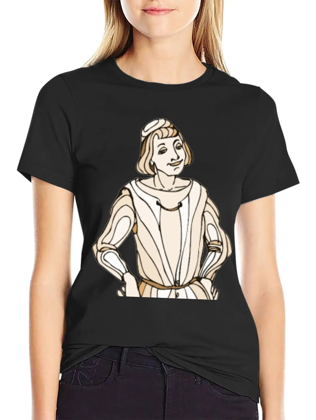 Shakespeare Characters Sampson Unisex Short Sleeve Soft Cotton T-Shirt – Casual Everyday Wear
