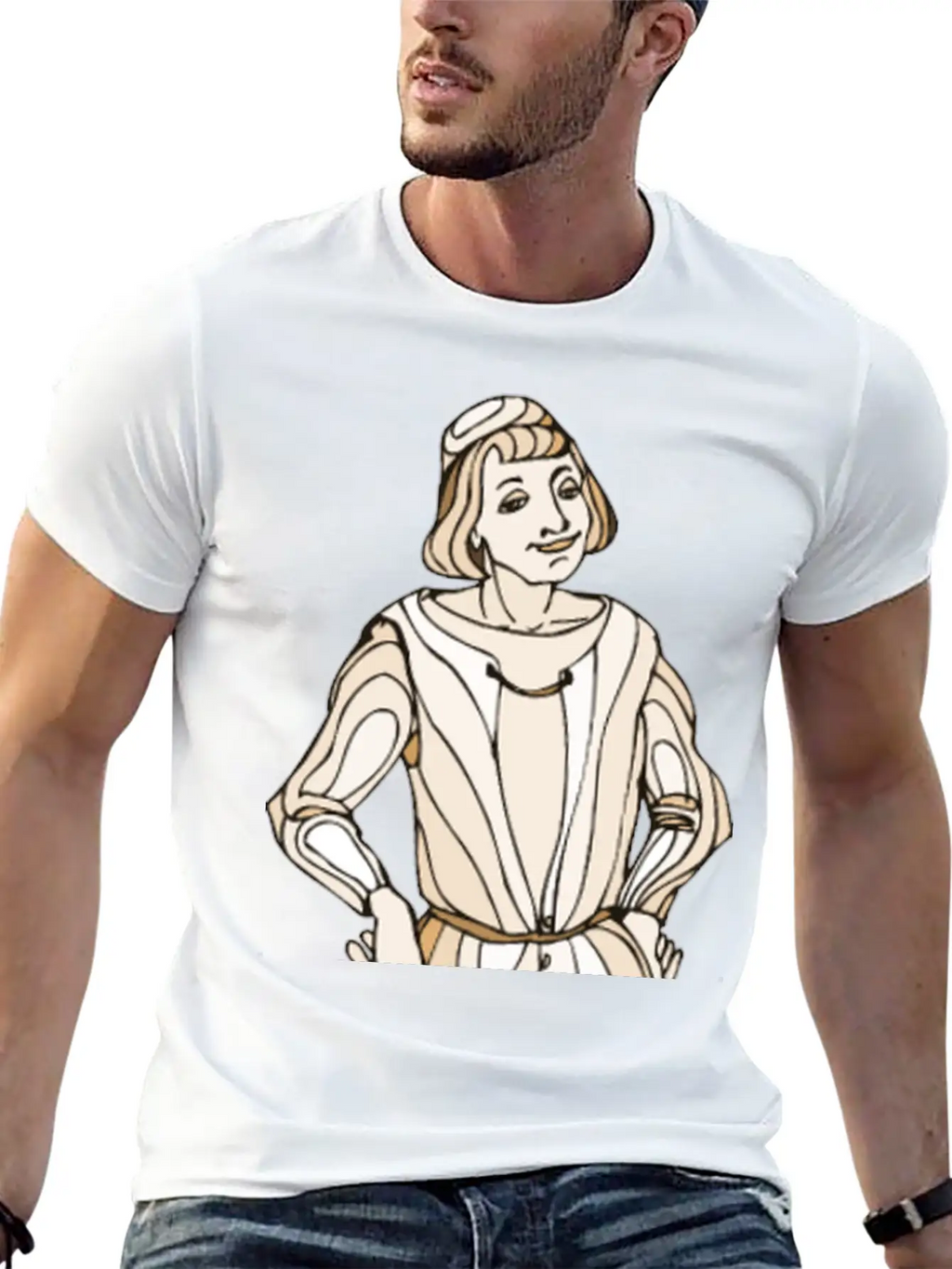Shakespeare Characters Sampson Unisex Short Sleeve Soft Cotton T-Shirt – Casual Everyday Wear