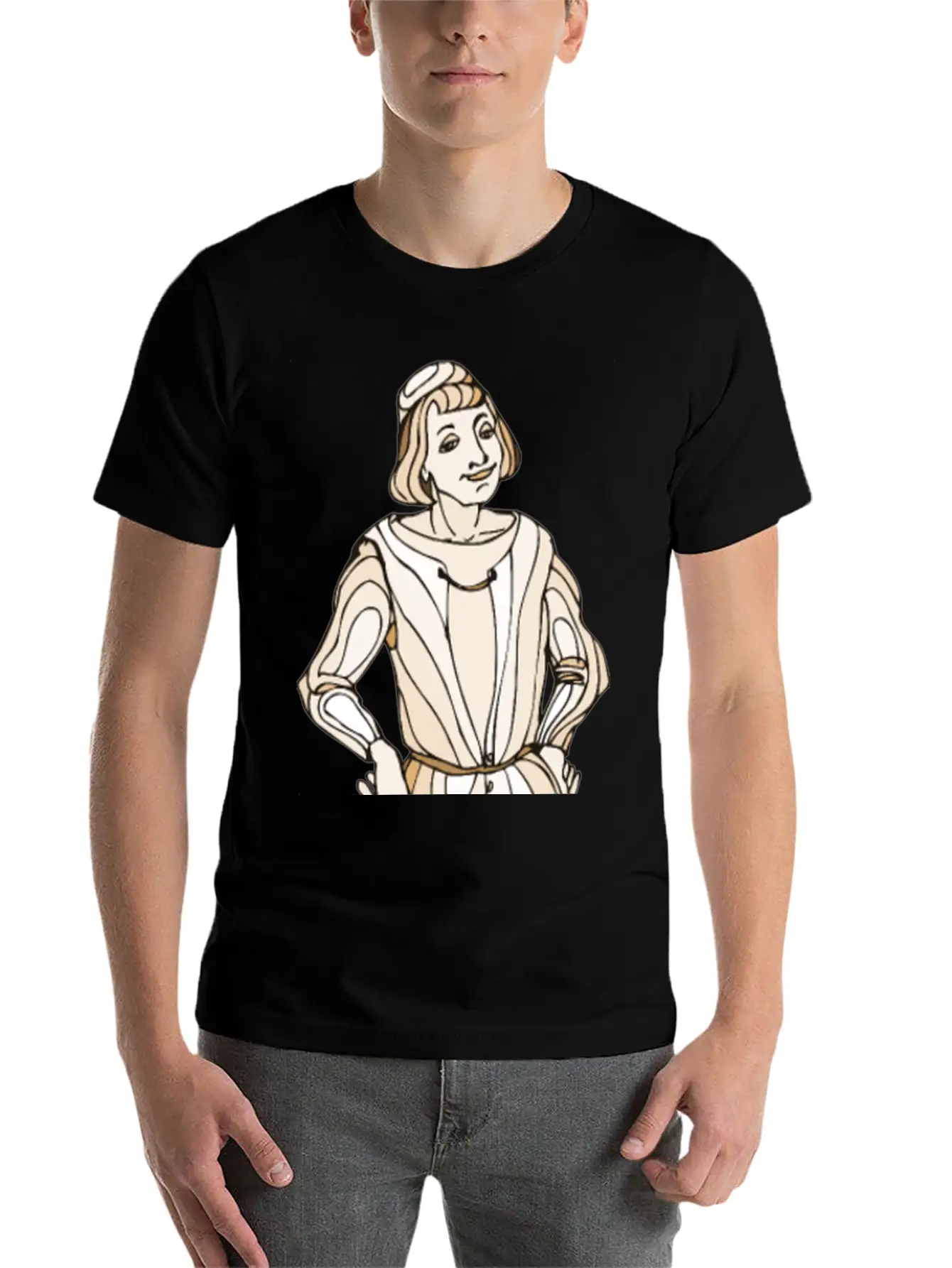 Shakespeare Characters Sampson Unisex Short Sleeve Soft Cotton T-Shirt – Casual Everyday Wear