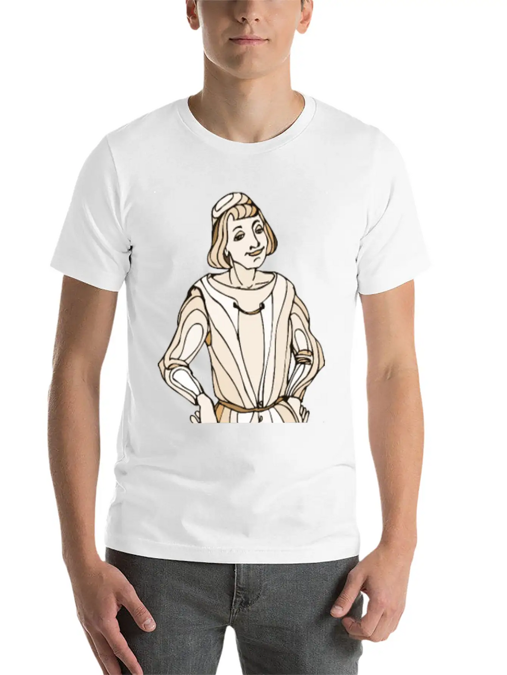 Shakespeare Characters Sampson Unisex Short Sleeve Soft Cotton T-Shirt – Casual Everyday Wear