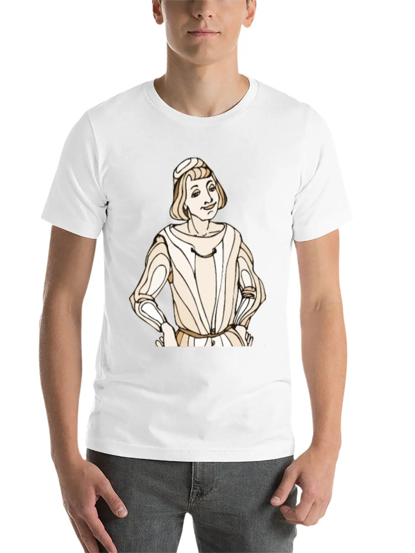 Shakespeare Characters Sampson Unisex Short Sleeve Soft Cotton T-Shirt – Casual Everyday Wear