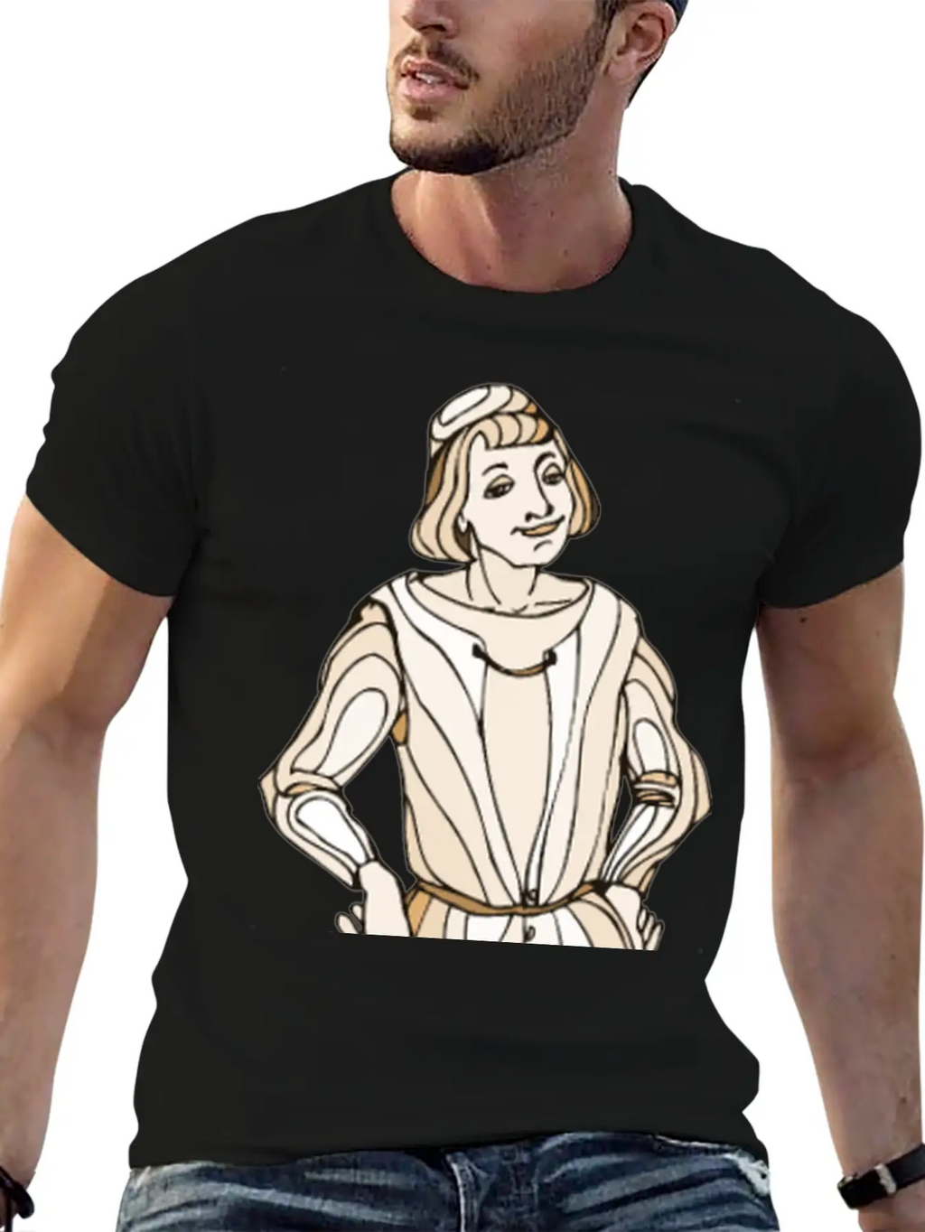Shakespeare Characters Sampson Unisex Short Sleeve Soft Cotton T-Shirt – Casual Everyday Wear