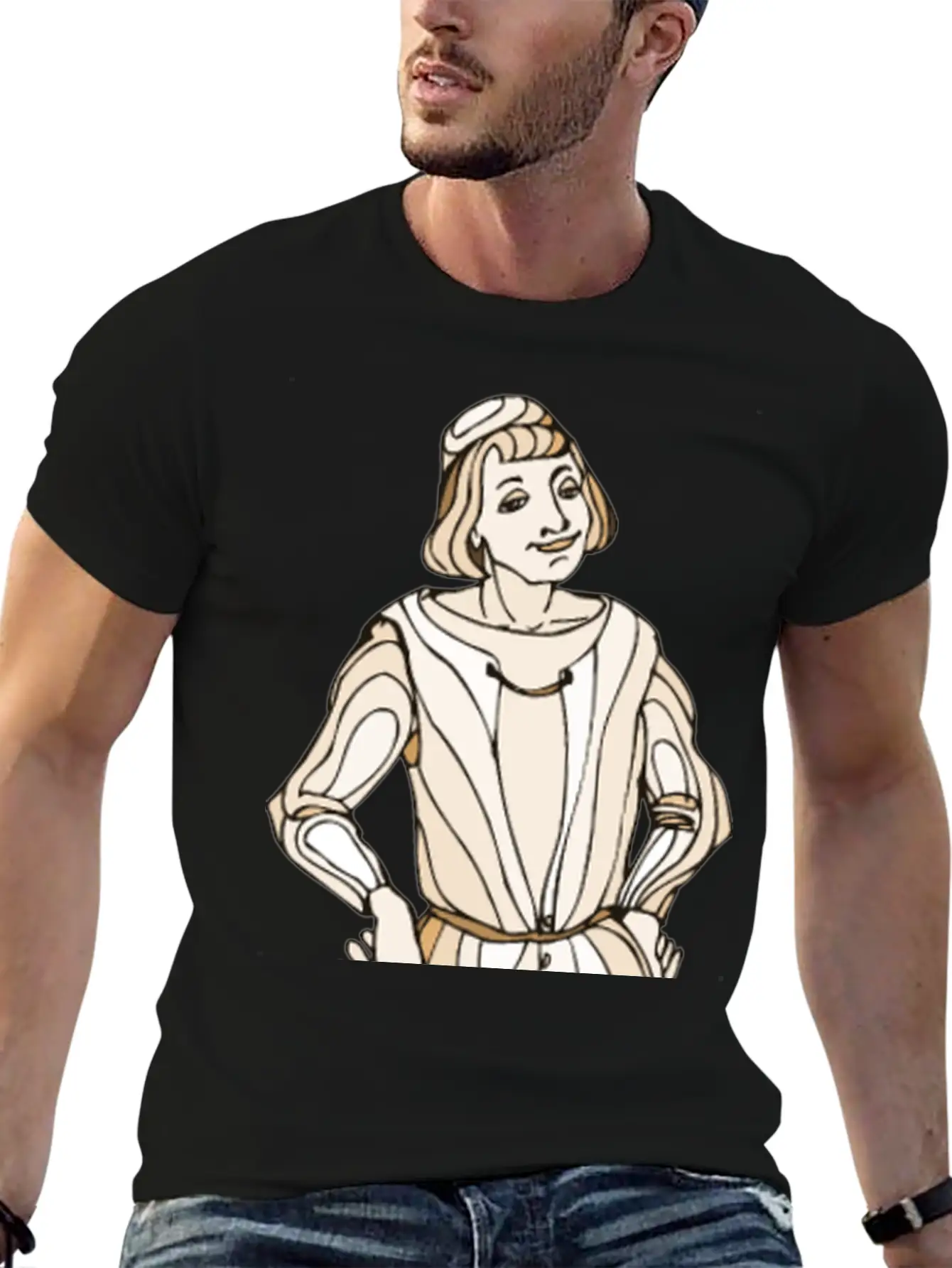 Shakespeare Characters Sampson Unisex Short Sleeve Soft Cotton T-Shirt – Casual Everyday Wear