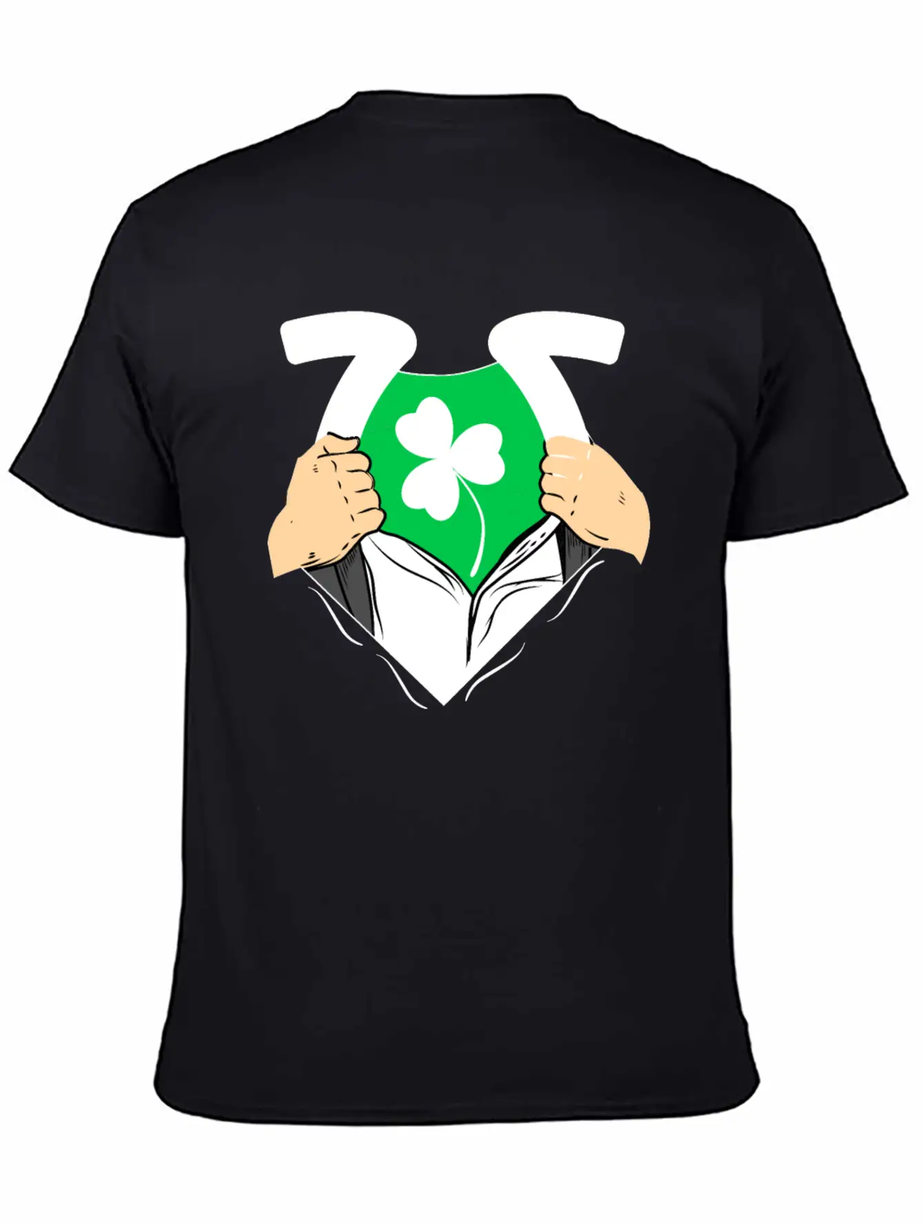 Shamrock Leaf Clover Unisex Casual T-Shirt – Clean Design For Daily Comfort