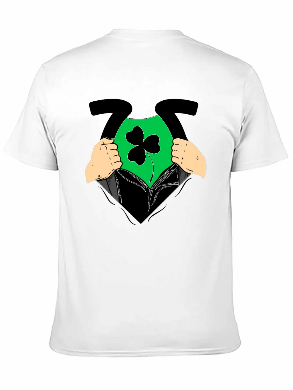 Shamrock Leaf Clover Unisex Casual T-Shirt – Clean Design For Daily Comfort