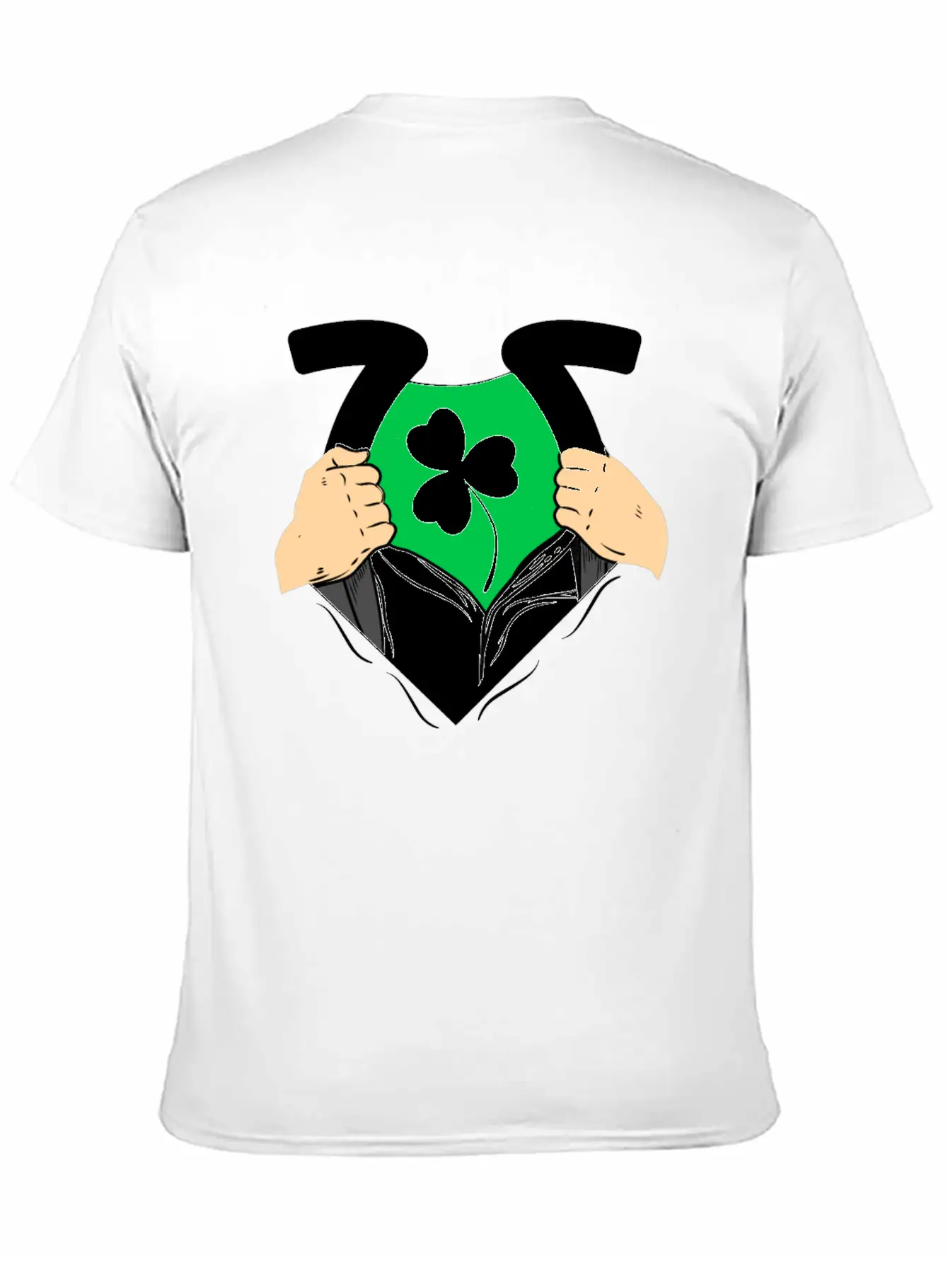 Shamrock Leaf Clover Unisex Casual T-Shirt – Clean Design For Daily Comfort