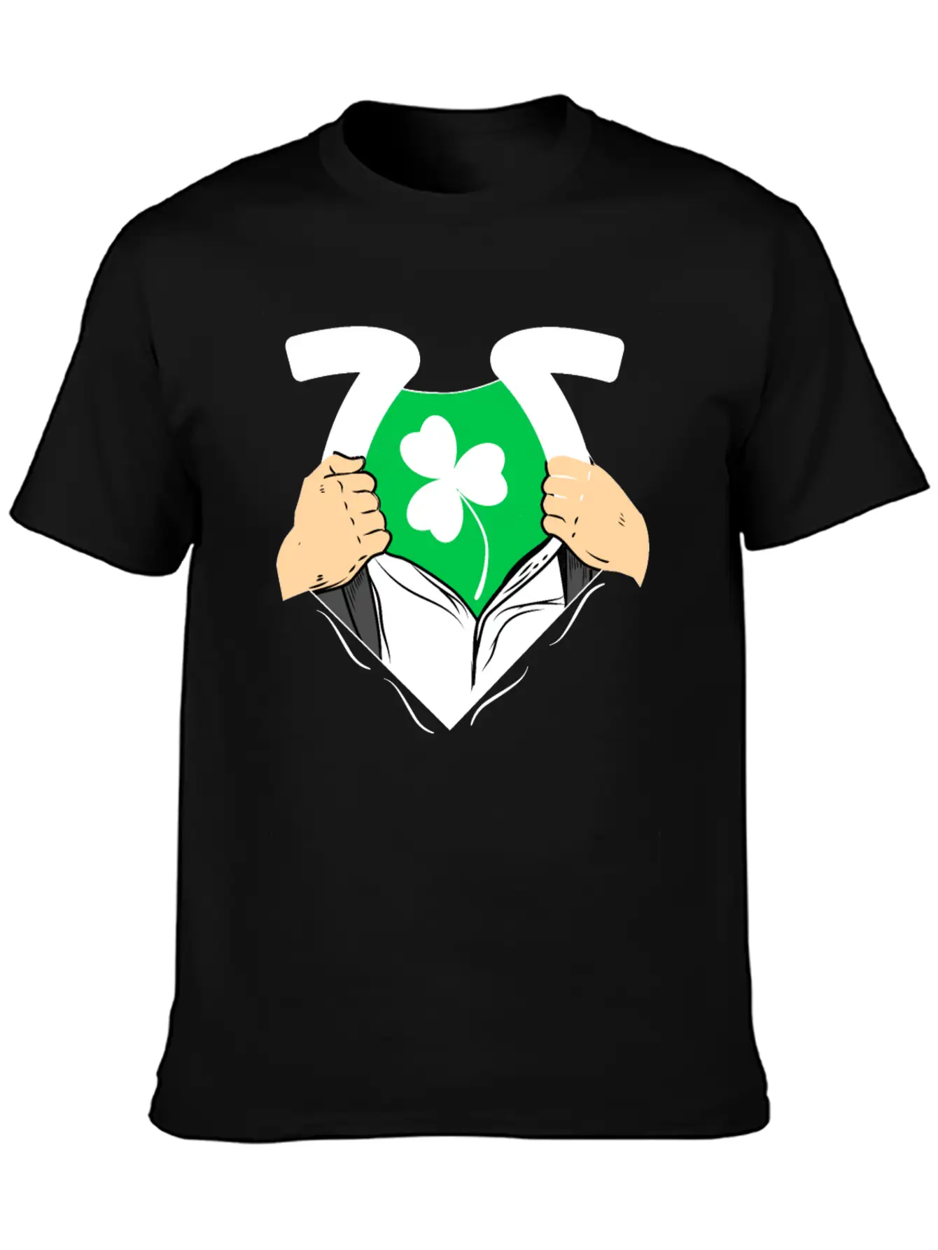 Shamrock Leaf Clover Unisex Casual T-Shirt – Clean Design For Daily Comfort