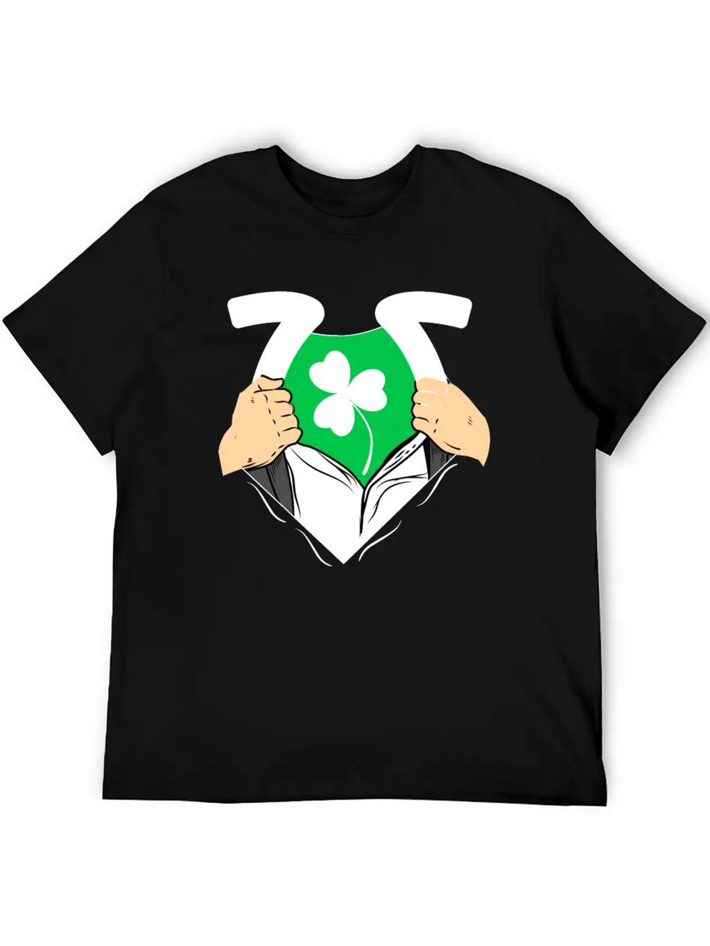 Shamrock Leaf Clover Unisex Casual T-Shirt – Clean Design For Daily Comfort