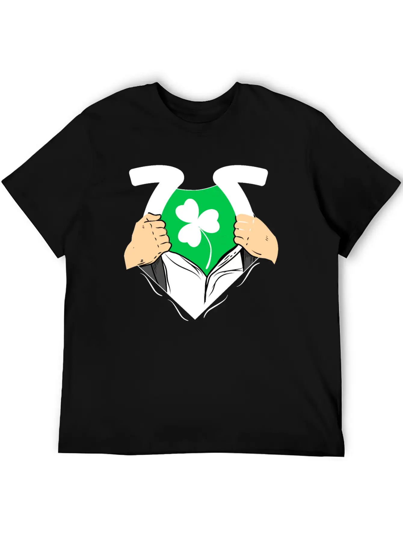 Shamrock Leaf Clover Unisex Casual T-Shirt – Clean Design For Daily Comfort
