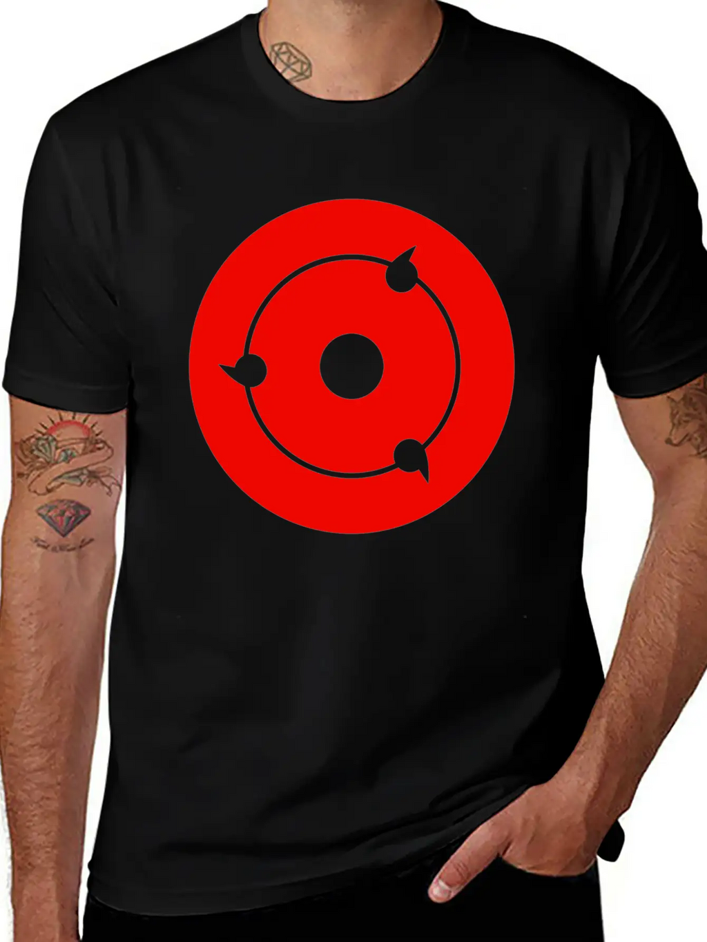 Sharingan Breathable Graphic T-Shirt – Perfect For Casual Days