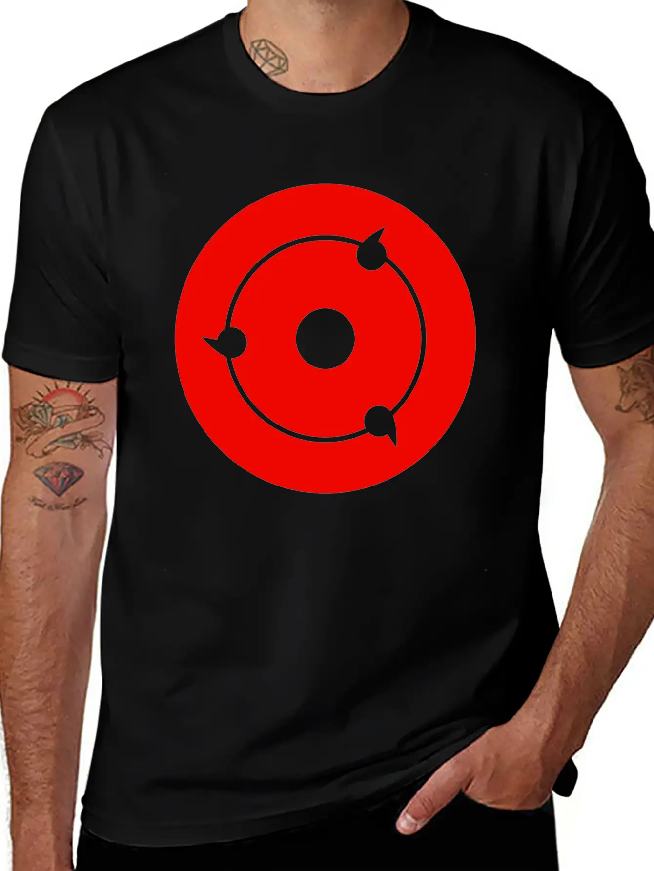Sharingan Breathable Graphic T-Shirt – Perfect For Casual Days