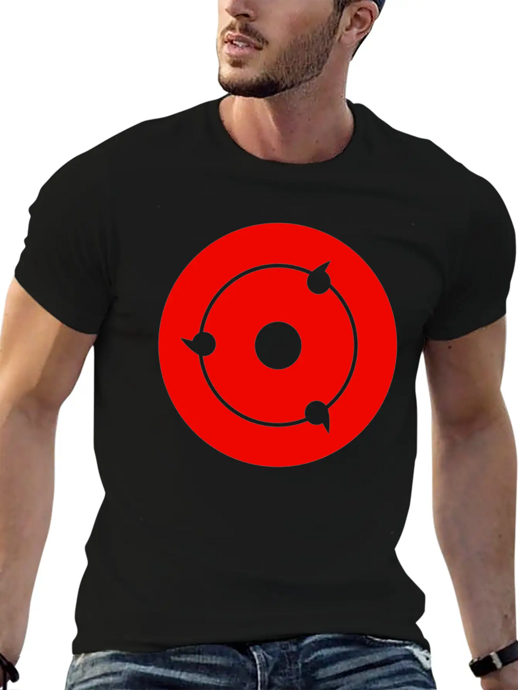 Sharingan Breathable Graphic T-Shirt – Perfect For Casual Days