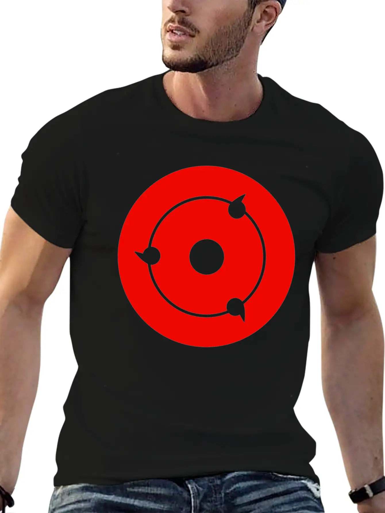 Sharingan Breathable Graphic T-Shirt – Perfect For Casual Days
