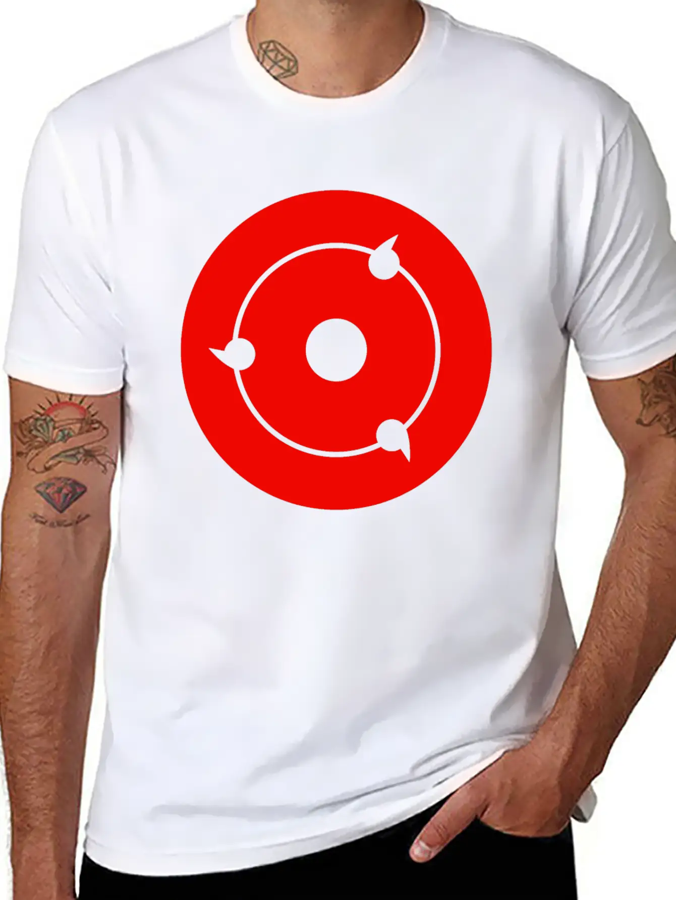 Sharingan Breathable Graphic T-Shirt – Perfect For Casual Days