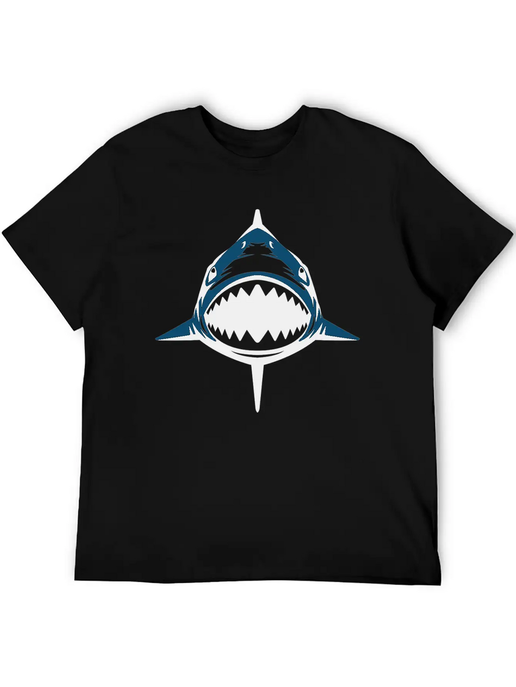 (shark) Breathable Soft Cotton T-Shirt – Timeless Casual Look