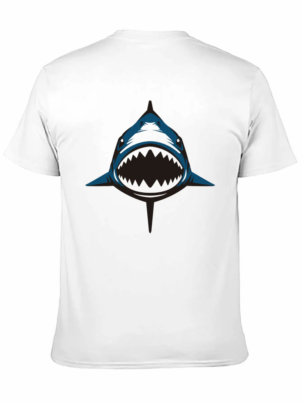 (shark) Breathable Soft Cotton T-Shirt – Timeless Casual Look