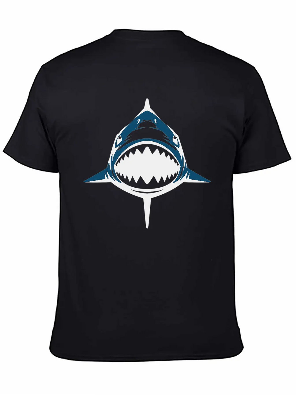 (shark) Breathable Soft Cotton T-Shirt – Timeless Casual Look