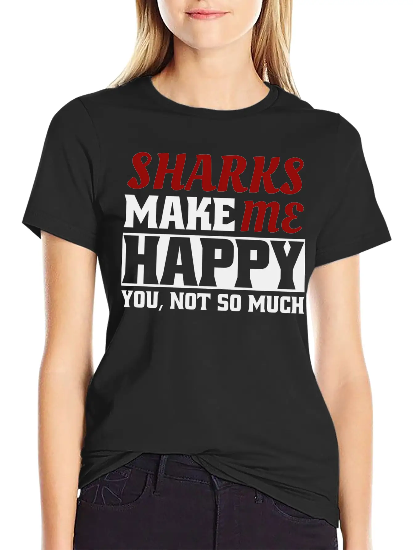 Shark Classic Fit Graphic Tee For Daily Comfort – Unisex Cotton Shirt
