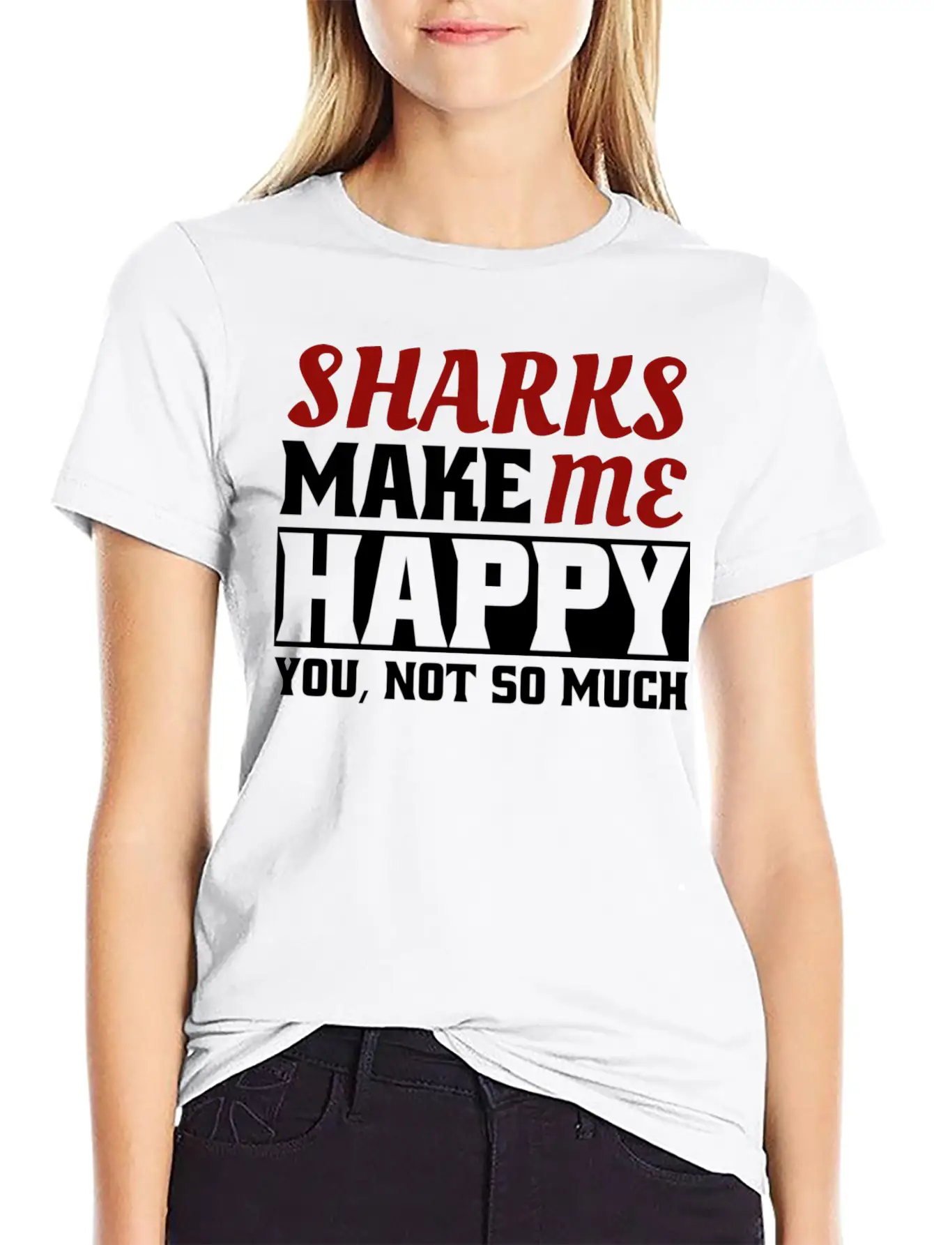 Shark Classic Fit Graphic Tee For Daily Comfort – Unisex Cotton Shirt