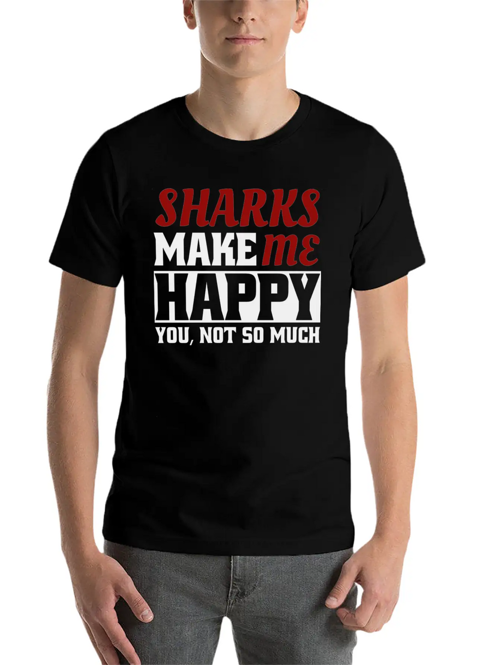Shark Classic Fit Graphic Tee For Daily Comfort – Unisex Cotton Shirt