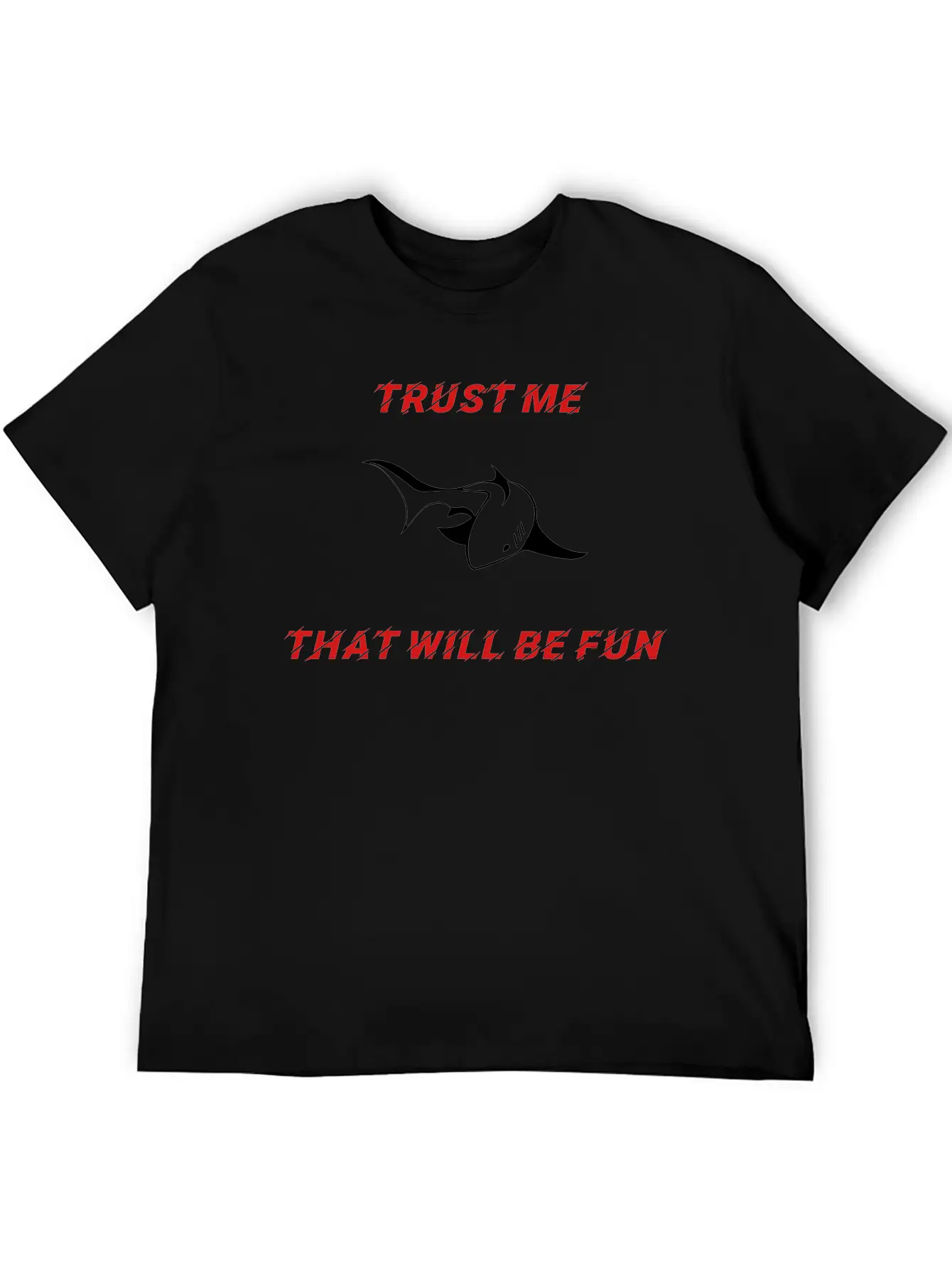 SHARK - TRUST ME Unisex Casual T-Shirt – Clean Design For Daily Comfort