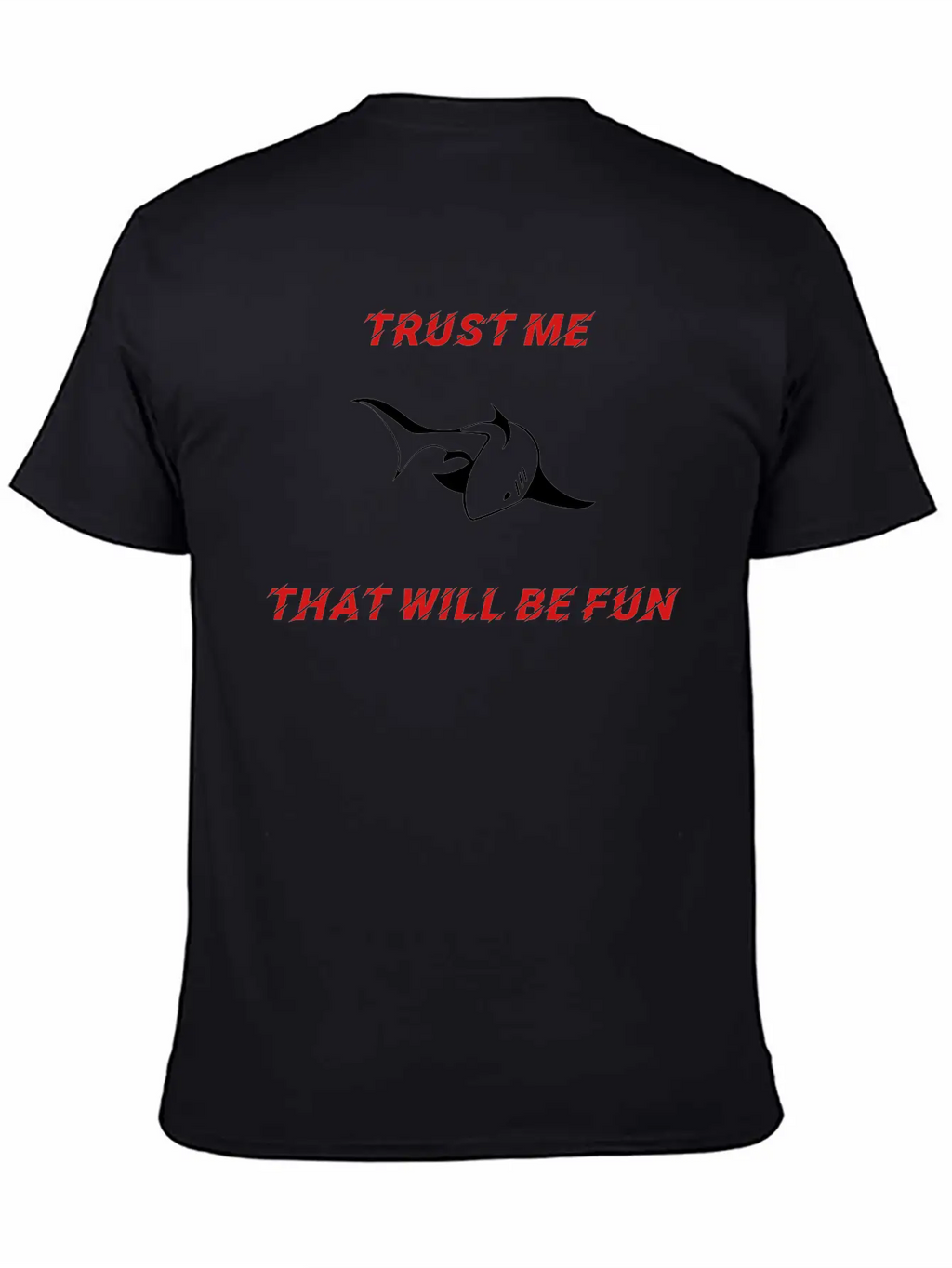 SHARK - TRUST ME Unisex Casual T-Shirt – Clean Design For Daily Comfort