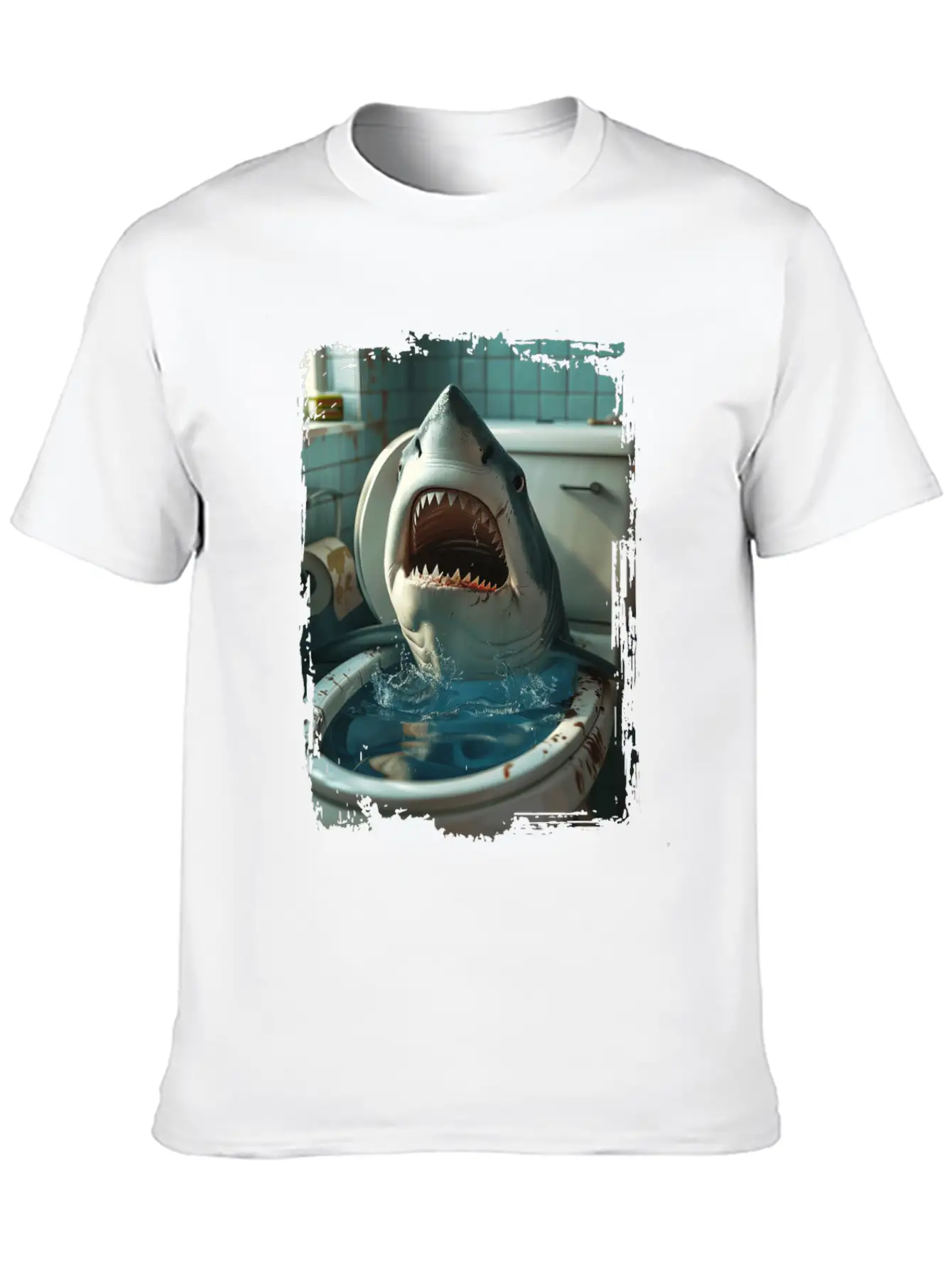 Shark Unisex Short Sleeve Soft Cotton T-Shirt – Casual Everyday Wear