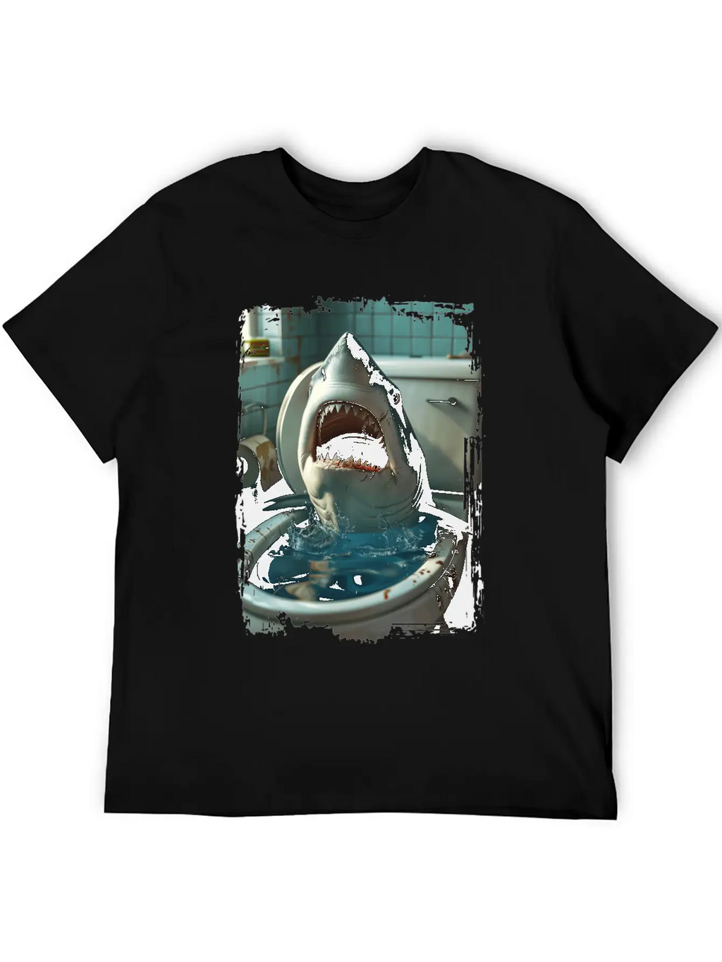 Shark Unisex Short Sleeve Soft Cotton T-Shirt – Casual Everyday Wear