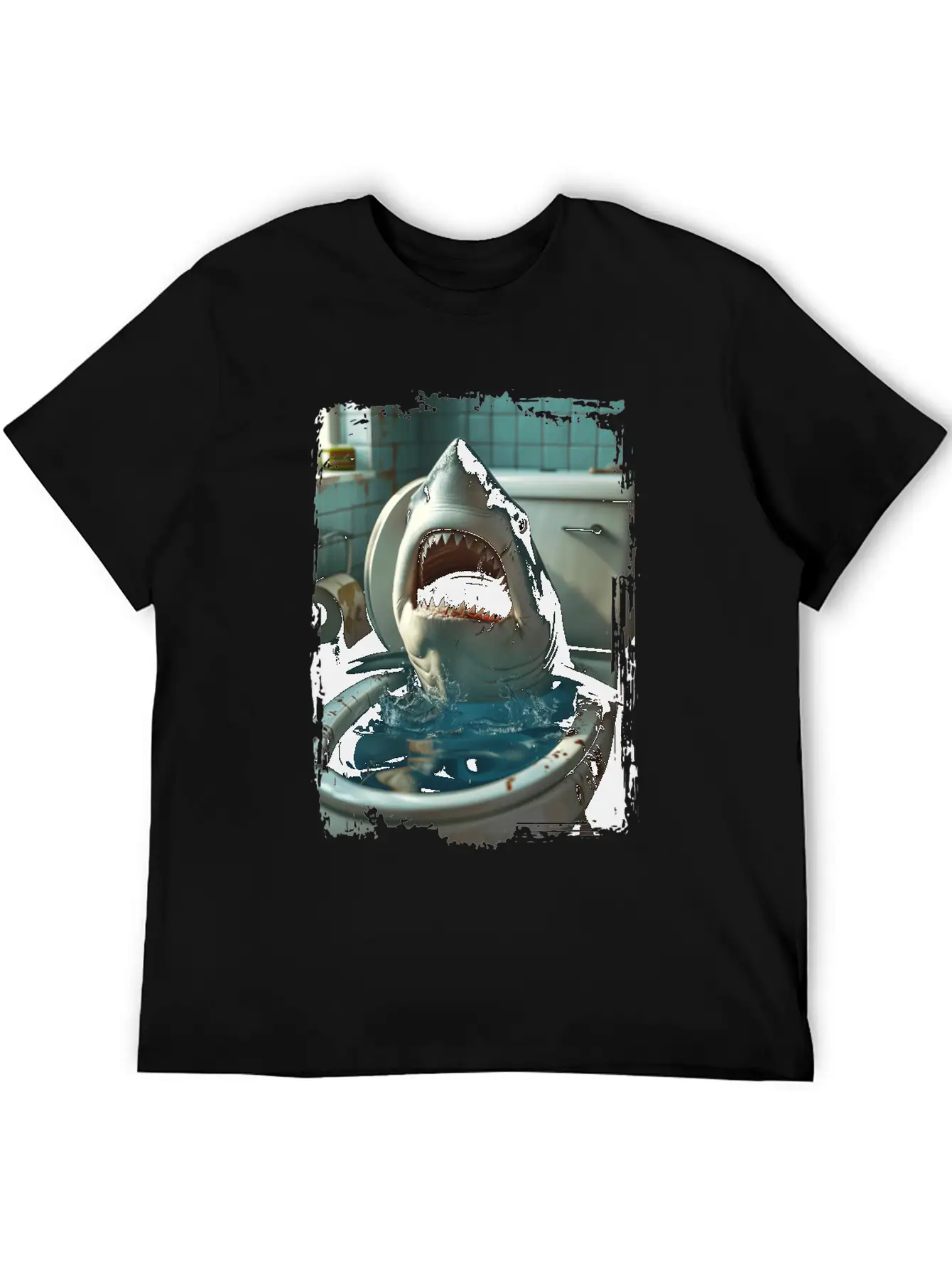 Shark Unisex Short Sleeve Soft Cotton T-Shirt – Casual Everyday Wear