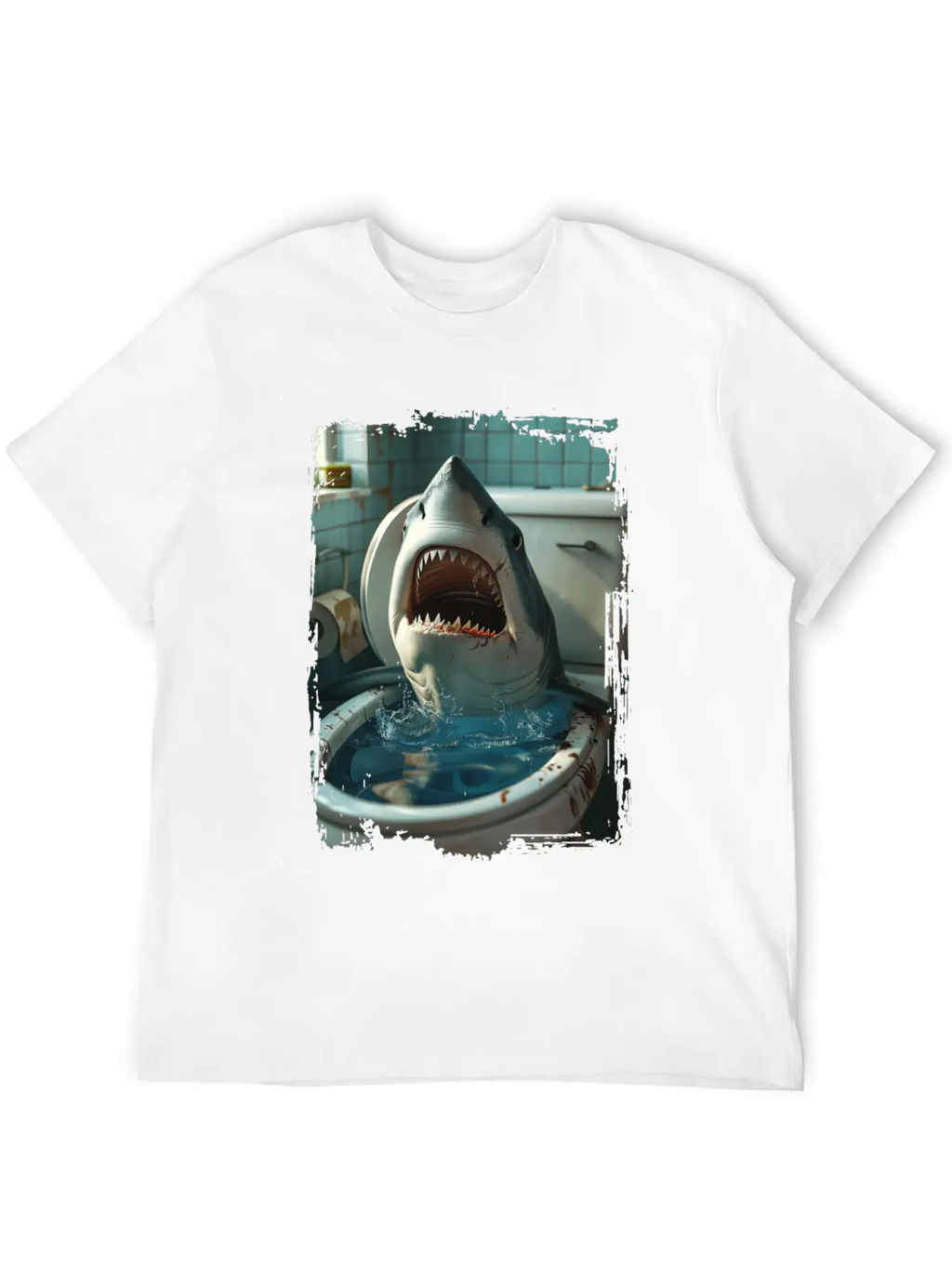Shark Unisex Short Sleeve Soft Cotton T-Shirt – Casual Everyday Wear