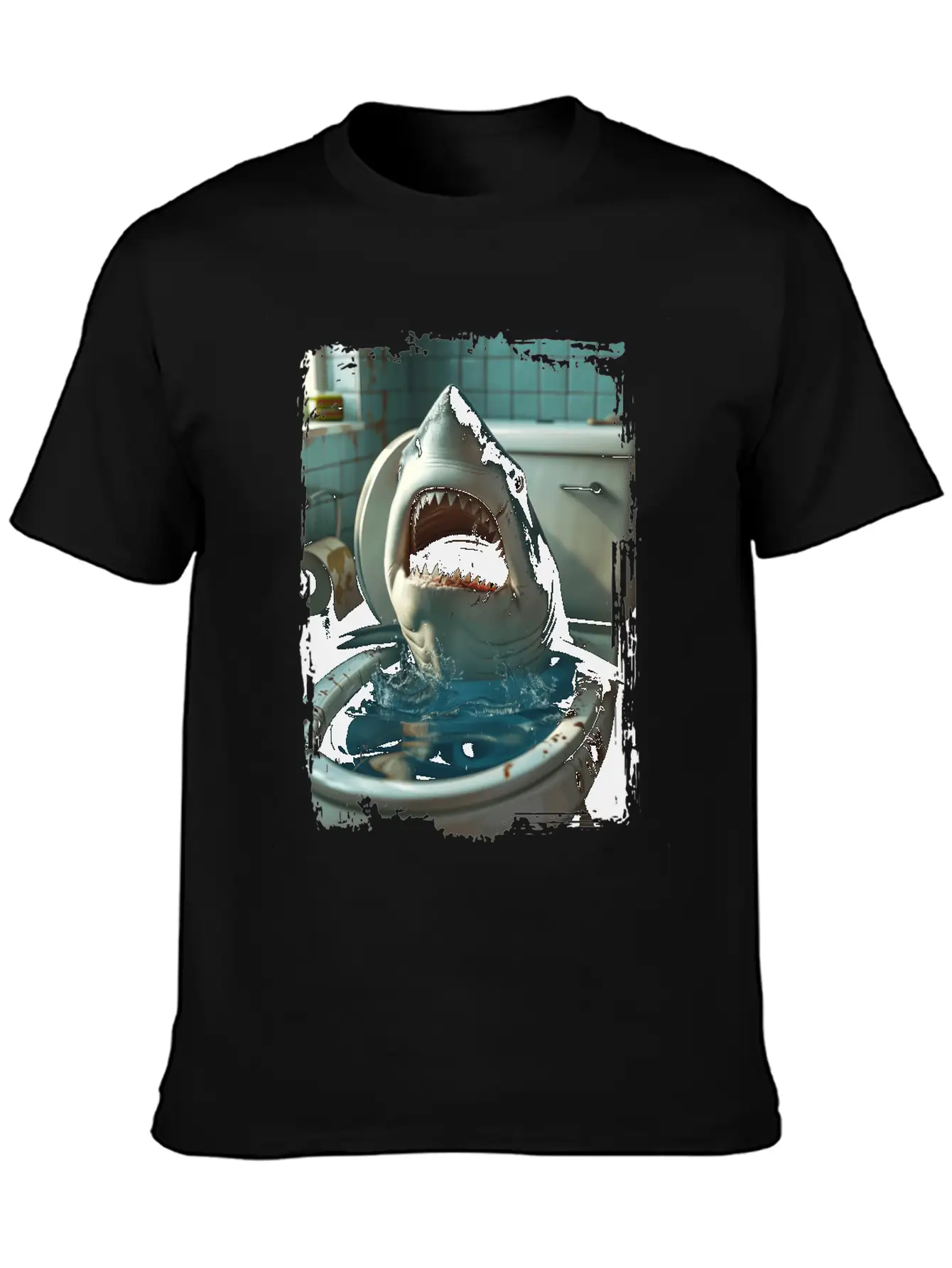 Shark Unisex Short Sleeve Soft Cotton T-Shirt – Casual Everyday Wear