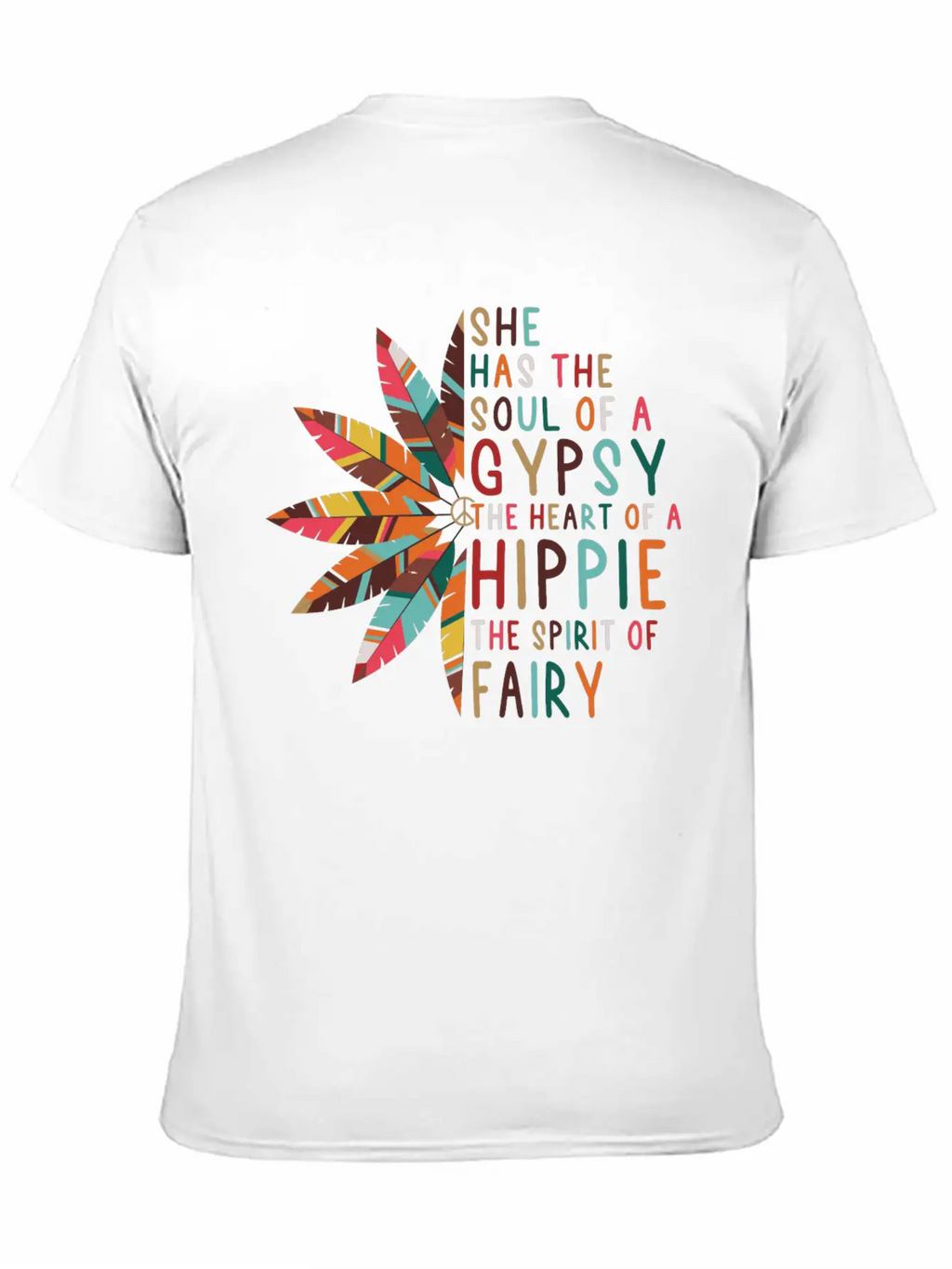 She Has Soul Of Gypsy Heart Of Hippie Unisex Casual T-Shirt – Clean Design For Daily Comfort