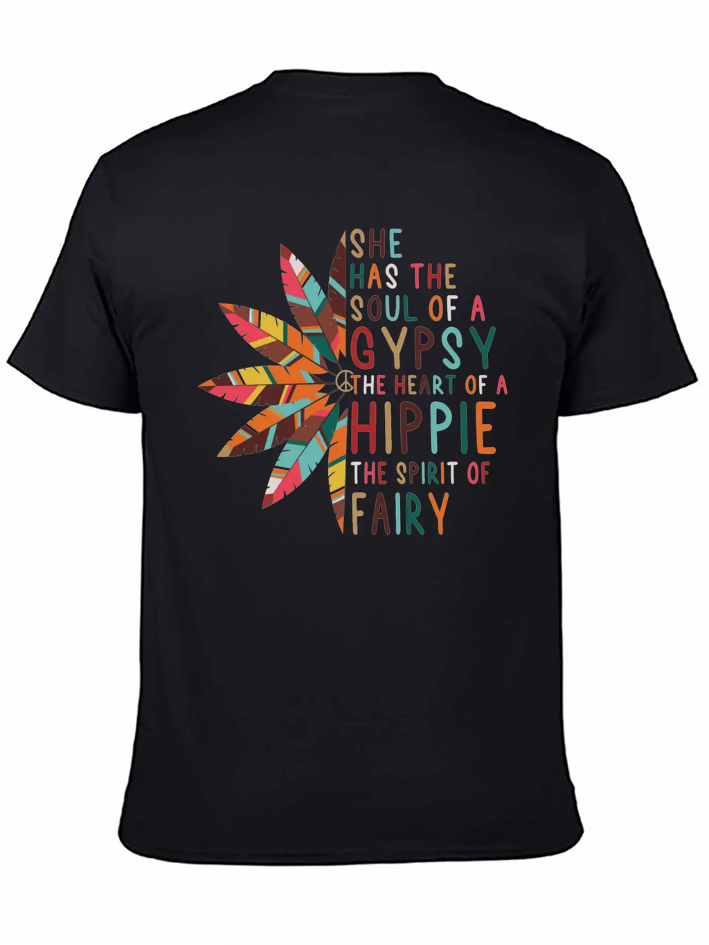 She Has Soul Of Gypsy Heart Of Hippie Unisex Casual T-Shirt – Clean Design For Daily Comfort