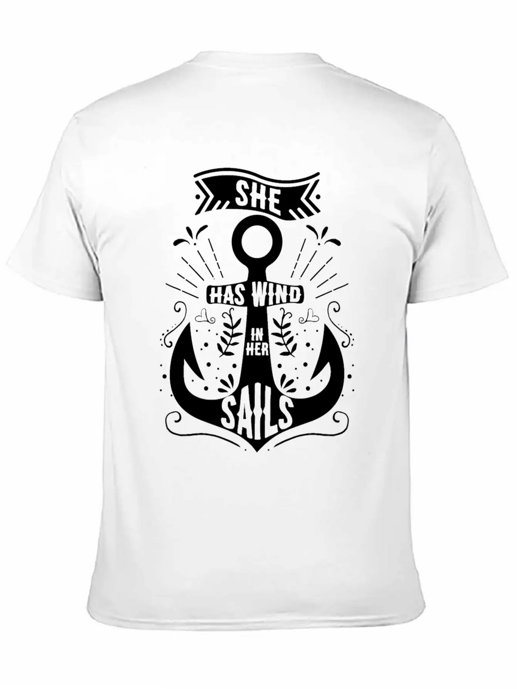 She Has Wind In Her Sails Unisex Casual T-Shirt – Clean Design For Daily Comfort