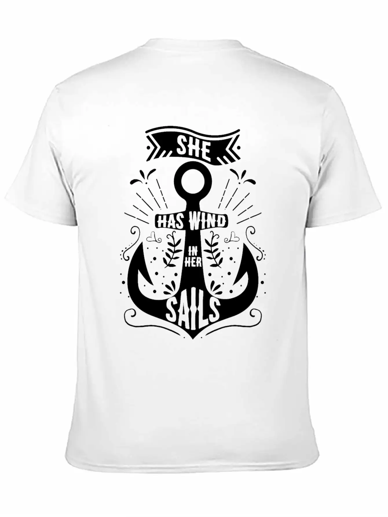 She Has Wind In Her Sails Unisex Casual T-Shirt – Clean Design For Daily Comfort