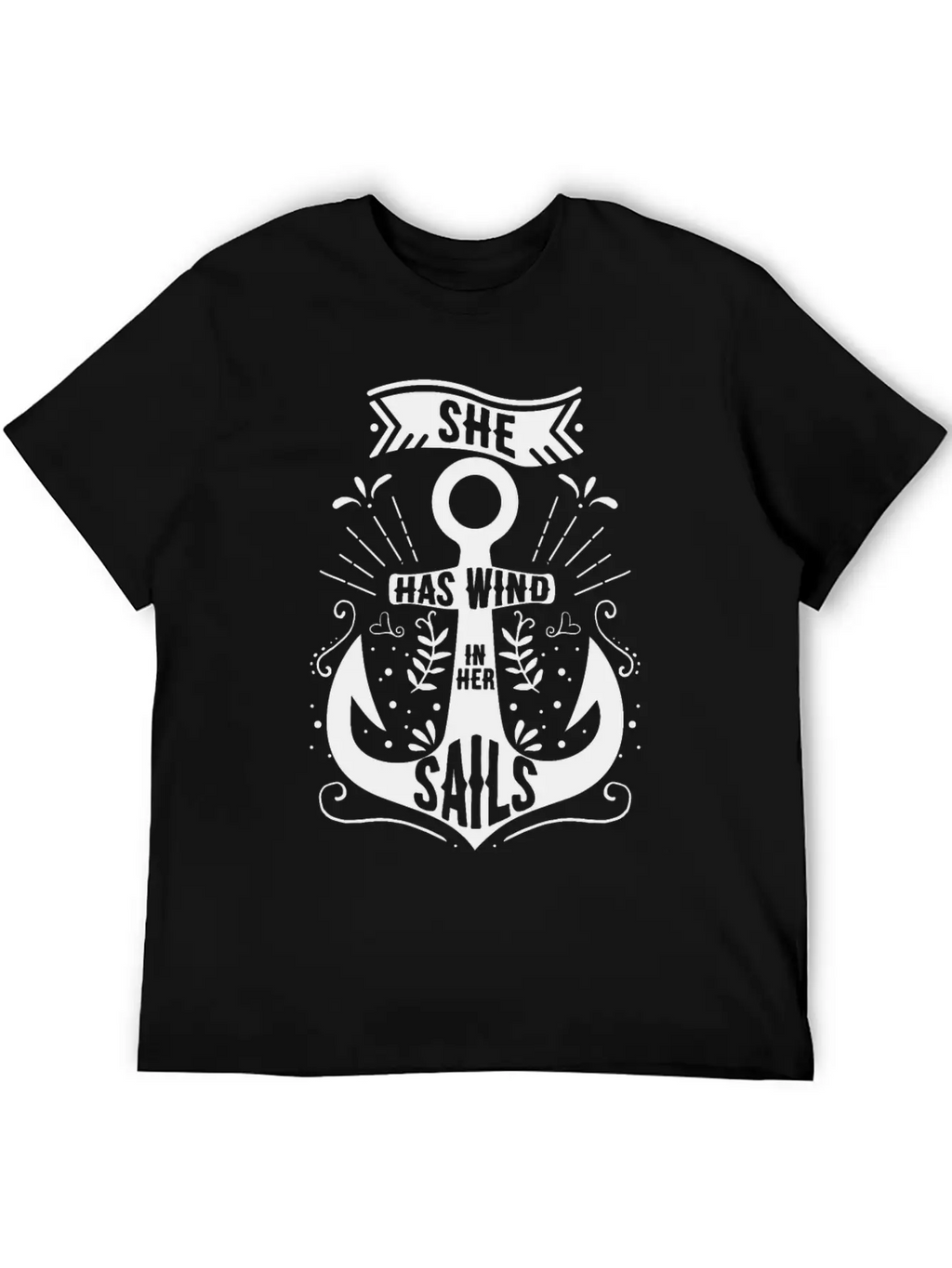 She Has Wind In Her Sails Unisex Casual T-Shirt – Clean Design For Daily Comfort
